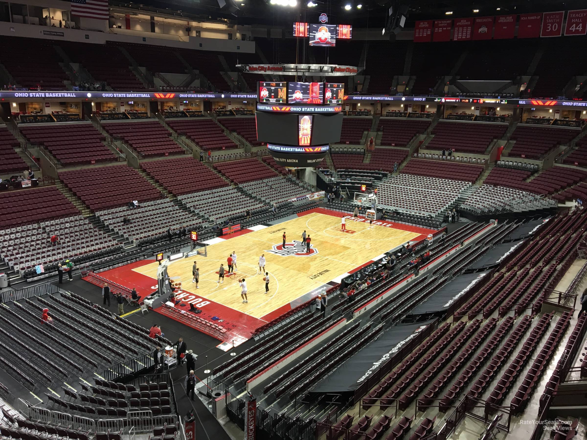 section 310, row a seat view  for basketball - schottenstein center