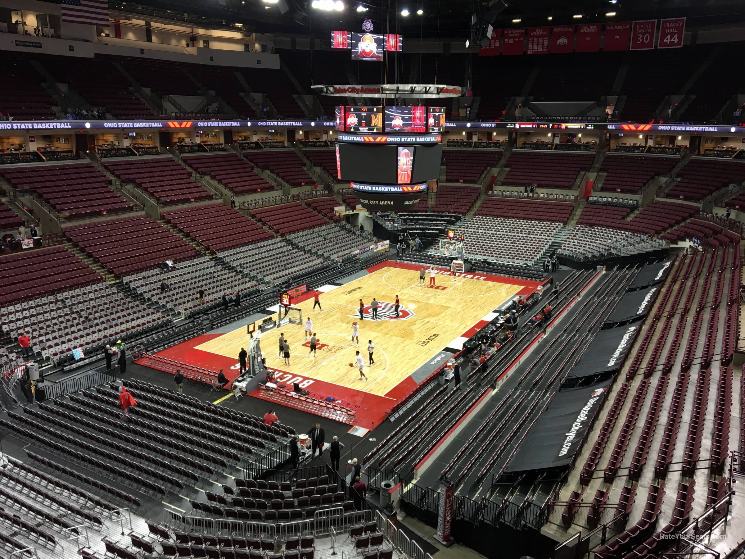 section 311, row a seat view  for basketball - schottenstein center