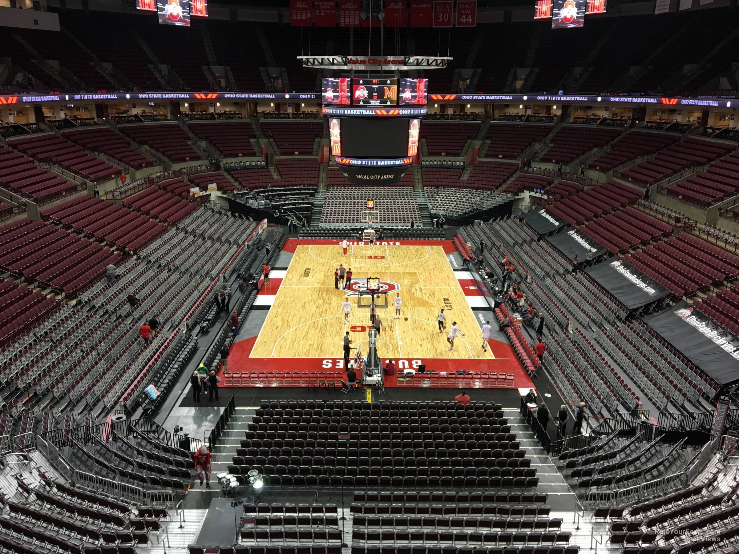 section 314, row a seat view  for basketball - schottenstein center
