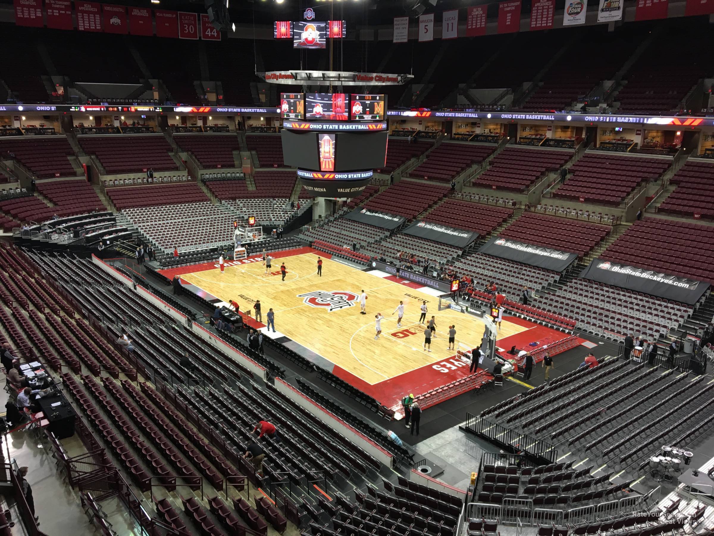section 318, row a seat view  for basketball - schottenstein center