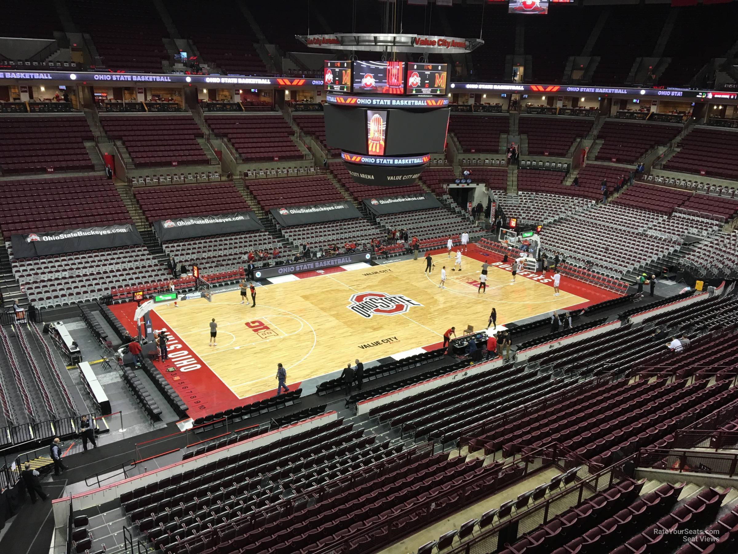 section 325, row a seat view  for basketball - schottenstein center
