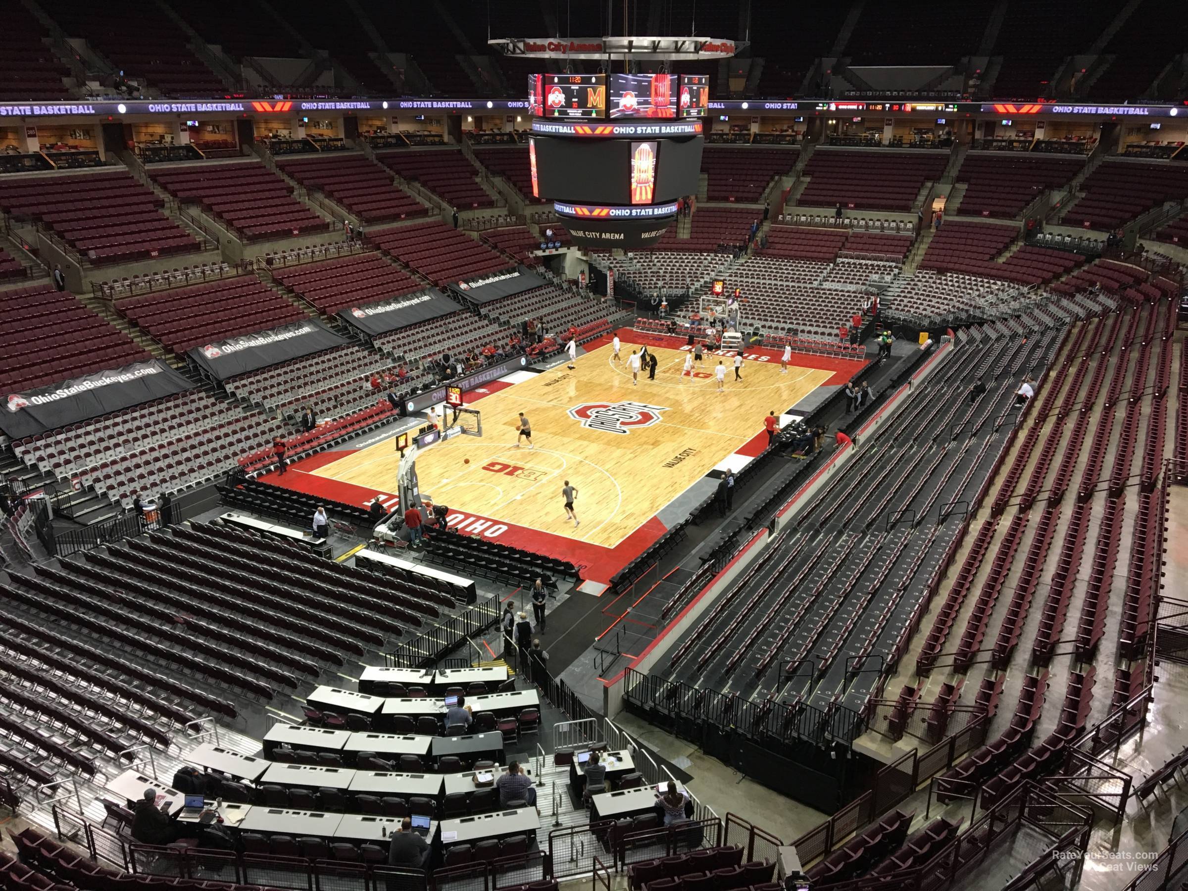 section 328, row a seat view  for basketball - schottenstein center