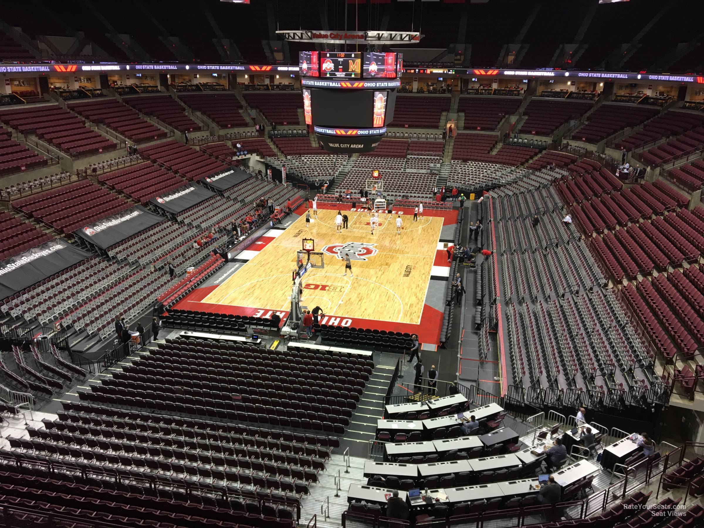 section 330, row a seat view  for basketball - schottenstein center