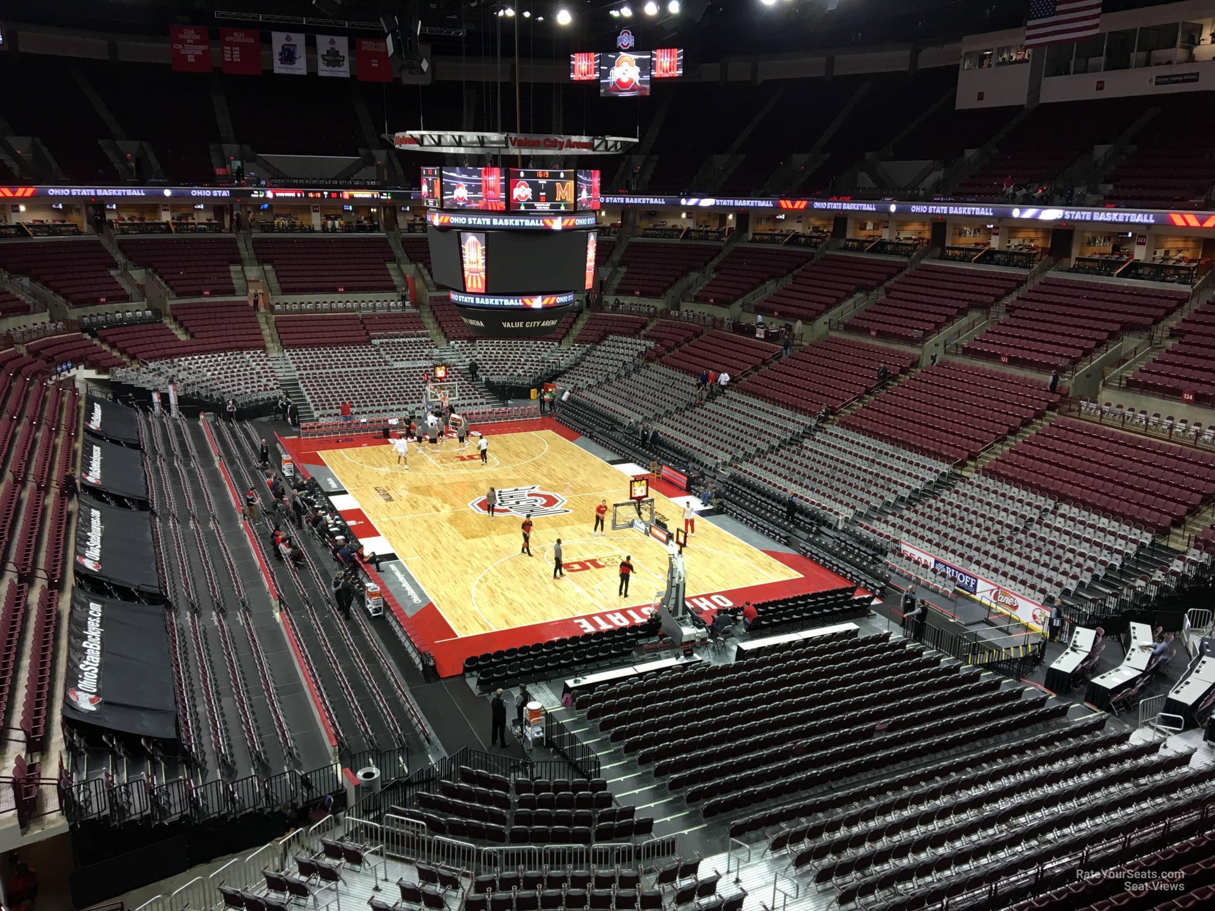 section 333, row a seat view  for basketball - schottenstein center