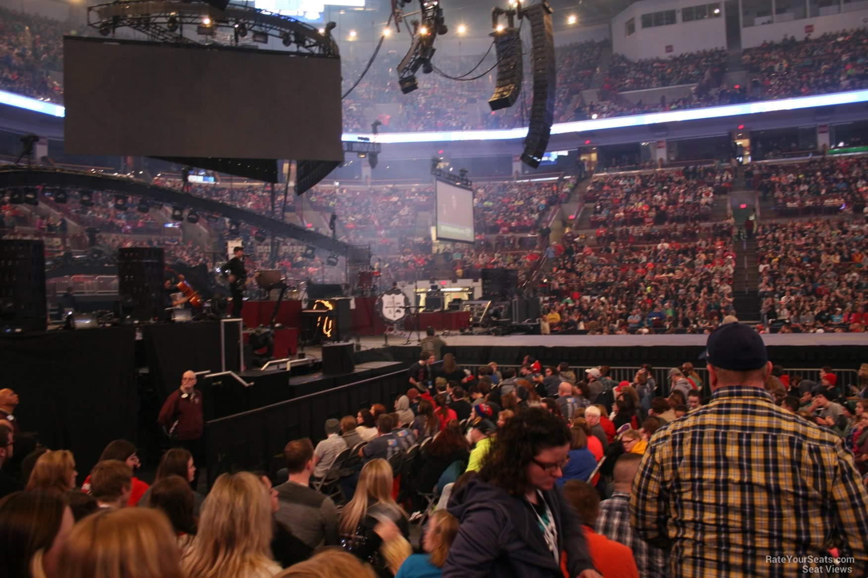 section 107 seat view  for concert - schottenstein center