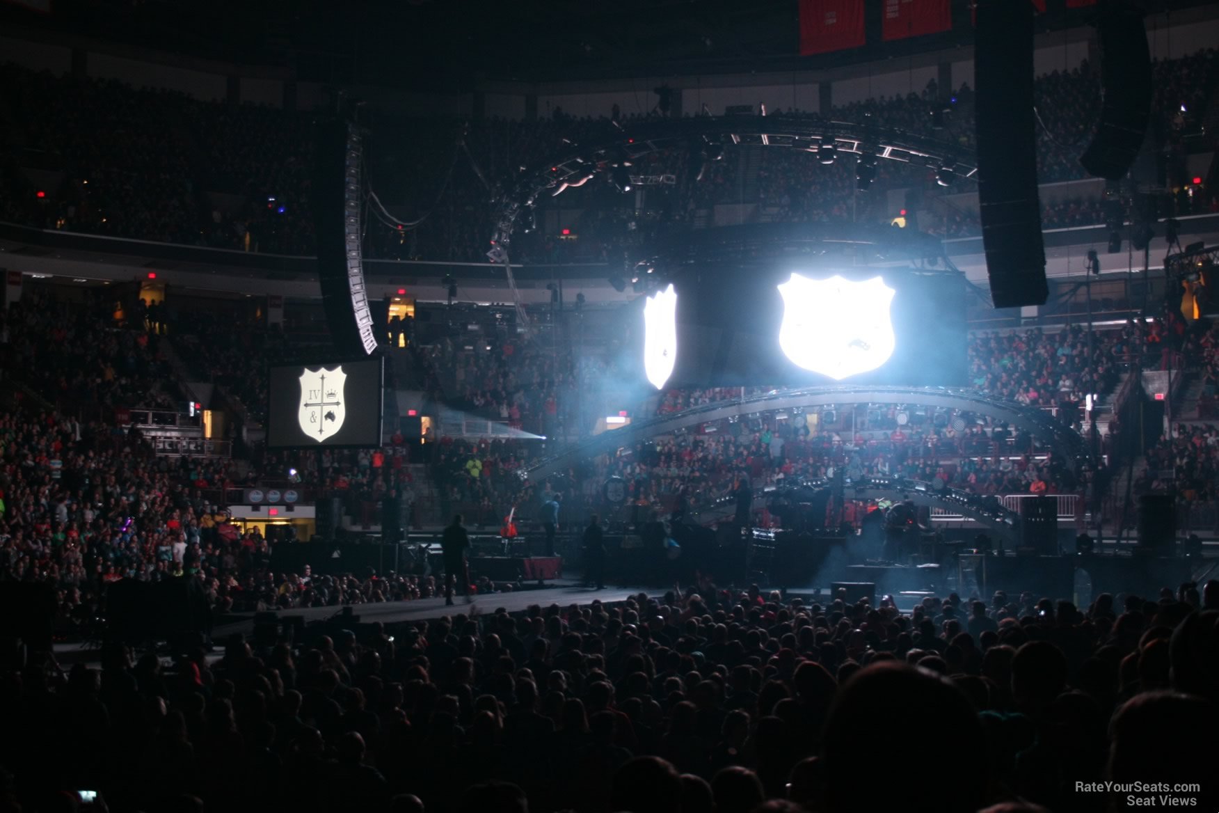 section 124, row h seat view  for concert - schottenstein center