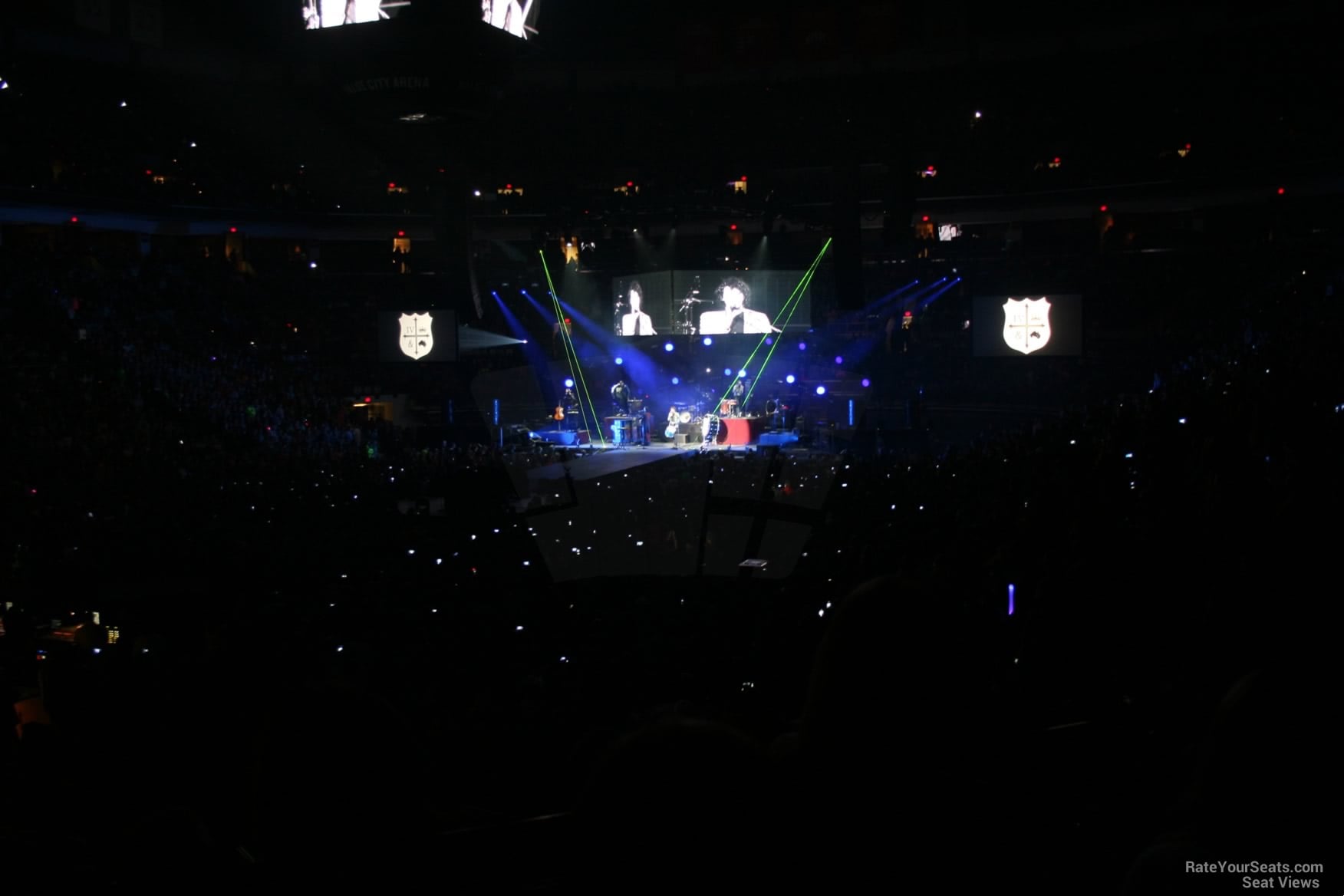 section 127, row h seat view  for concert - schottenstein center