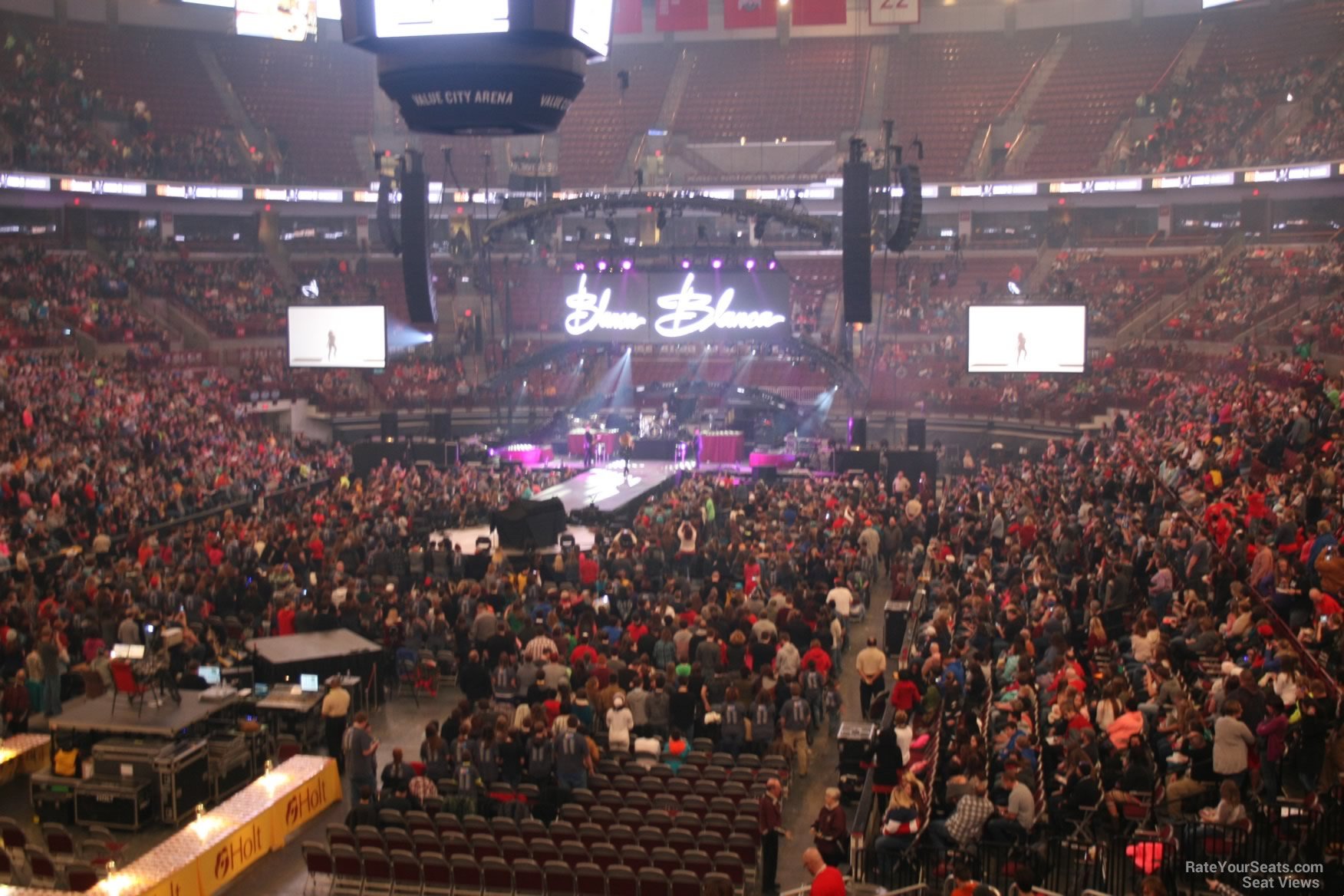 section 228, row d seat view  for concert - schottenstein center