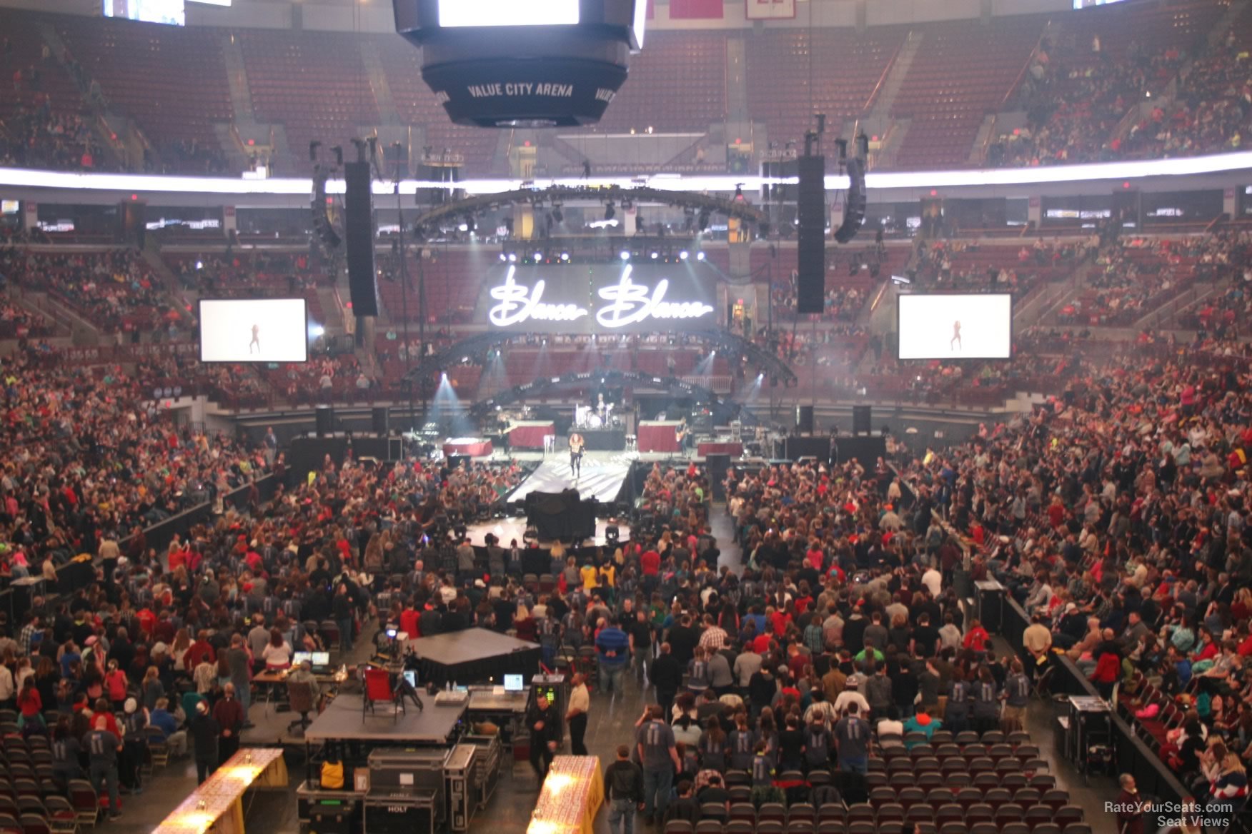 section 230, row d seat view  for concert - schottenstein center