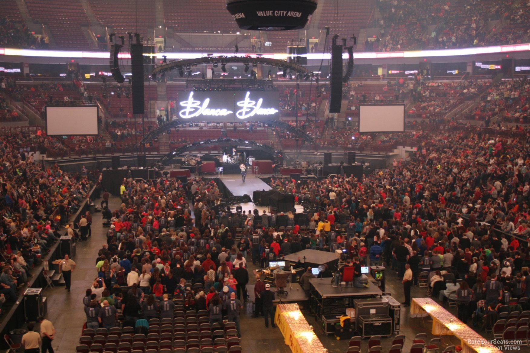 section 232, row d seat view  for concert - schottenstein center