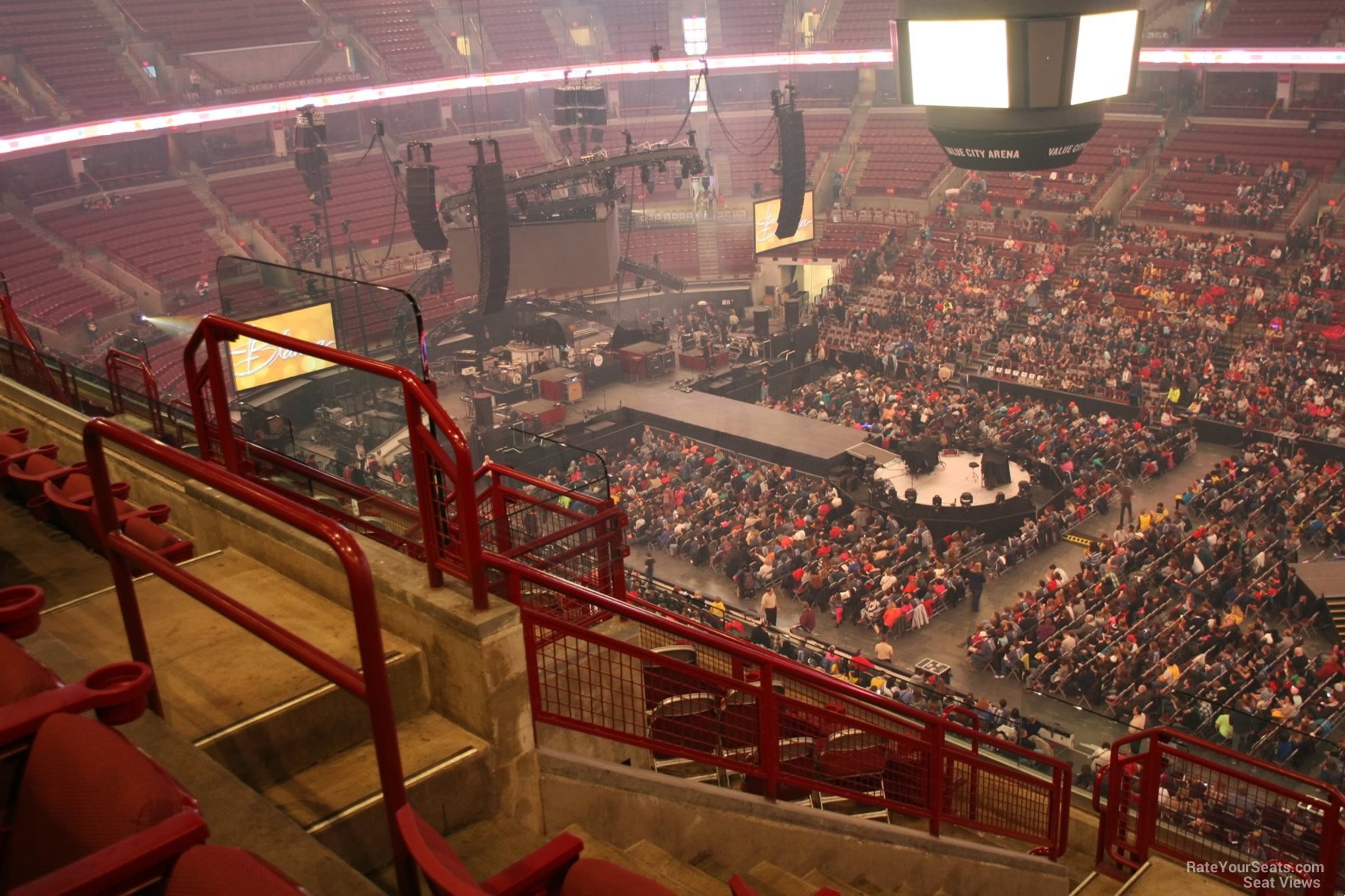 section 303, row j seat view  for concert - schottenstein center
