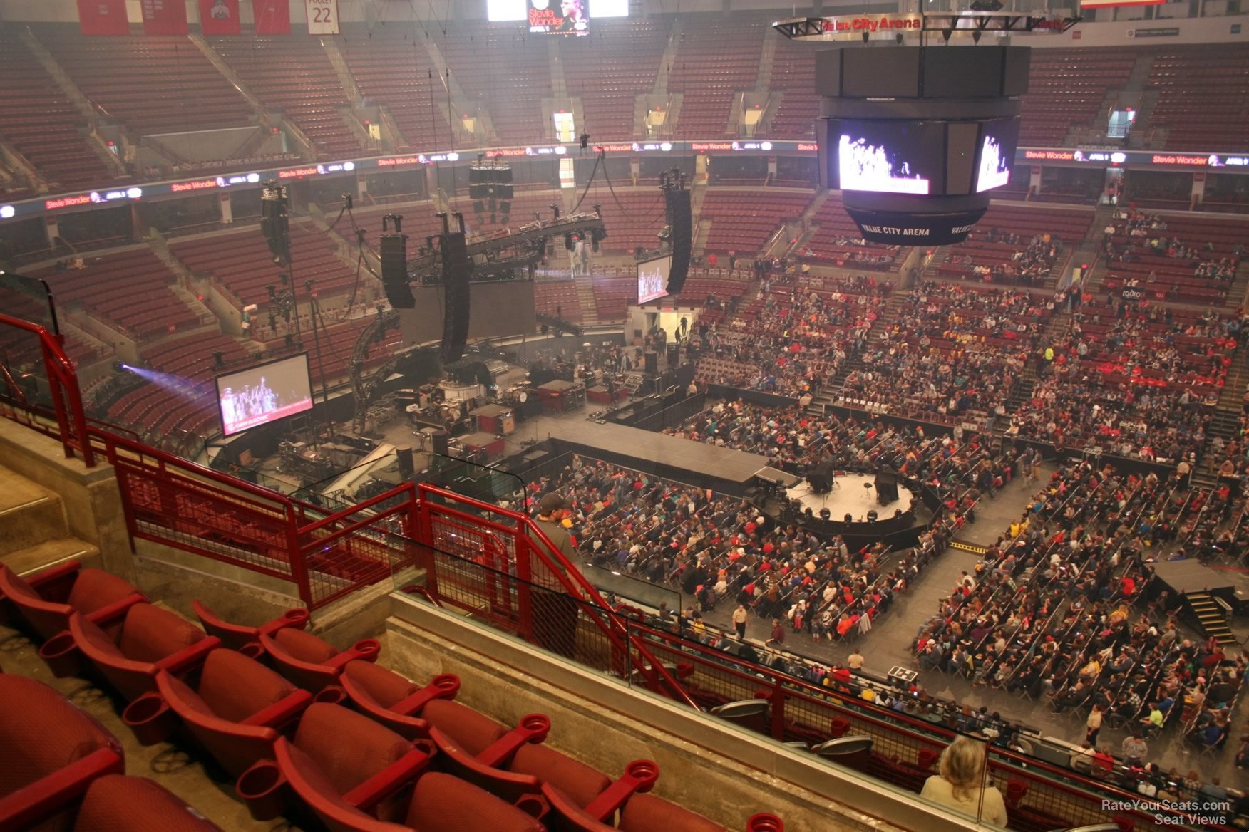 section 304, row j seat view  for concert - schottenstein center
