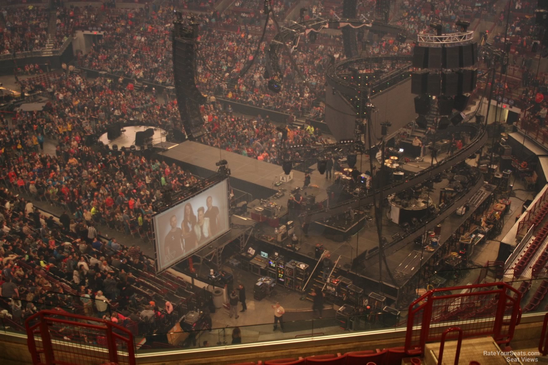 section 318, row j seat view  for concert - schottenstein center