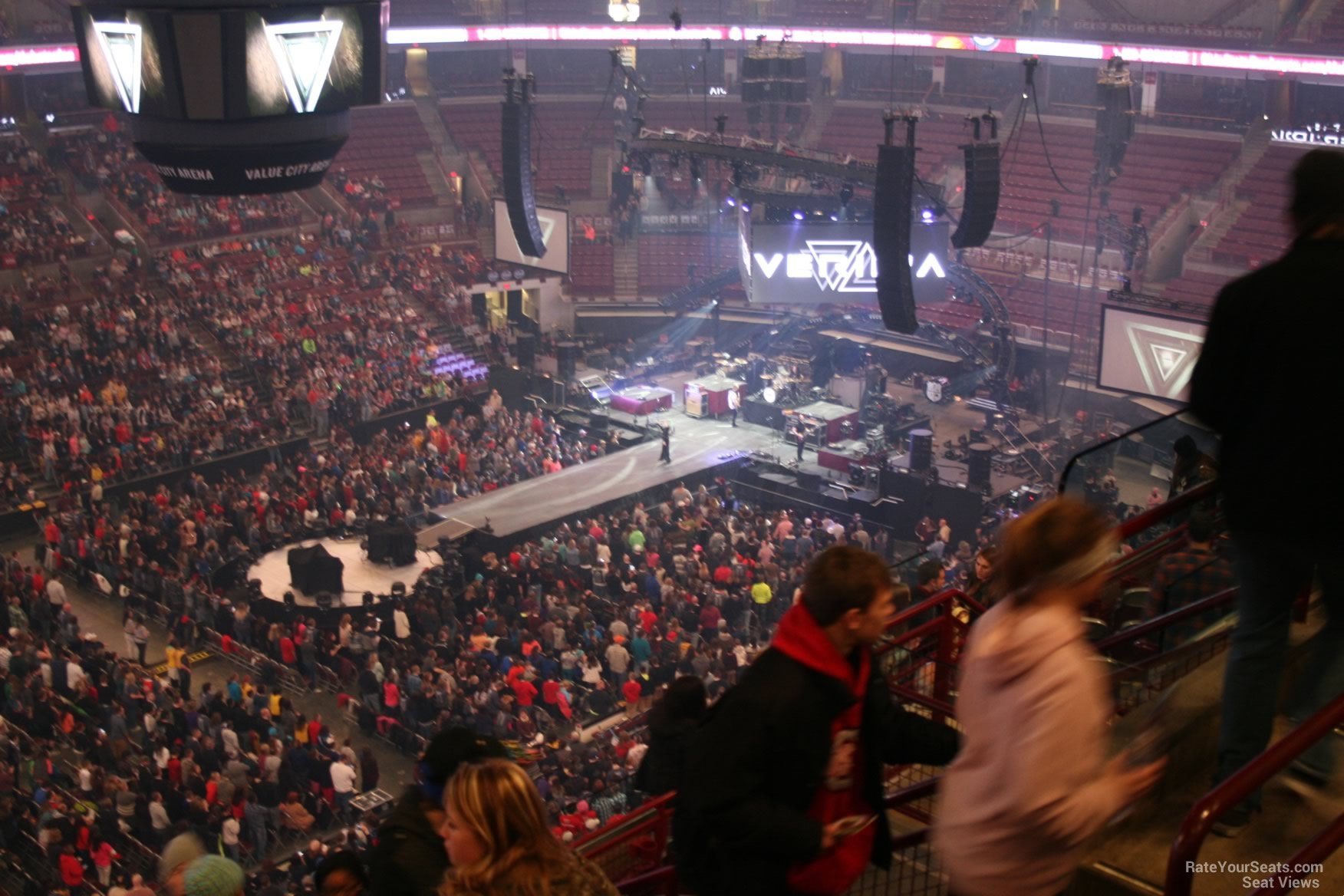 section 325, row j seat view  for concert - schottenstein center