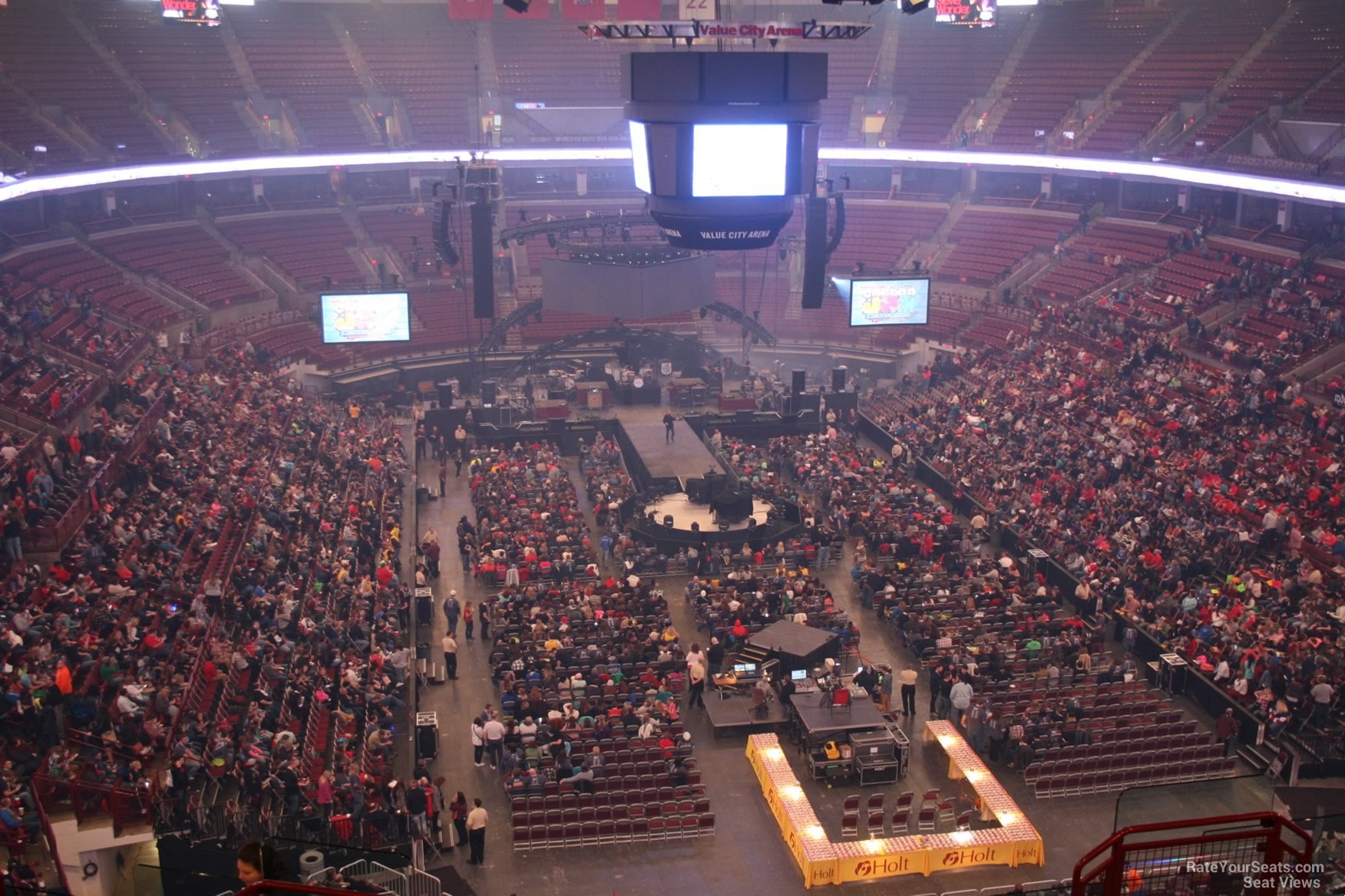 section 332, row j seat view  for concert - schottenstein center