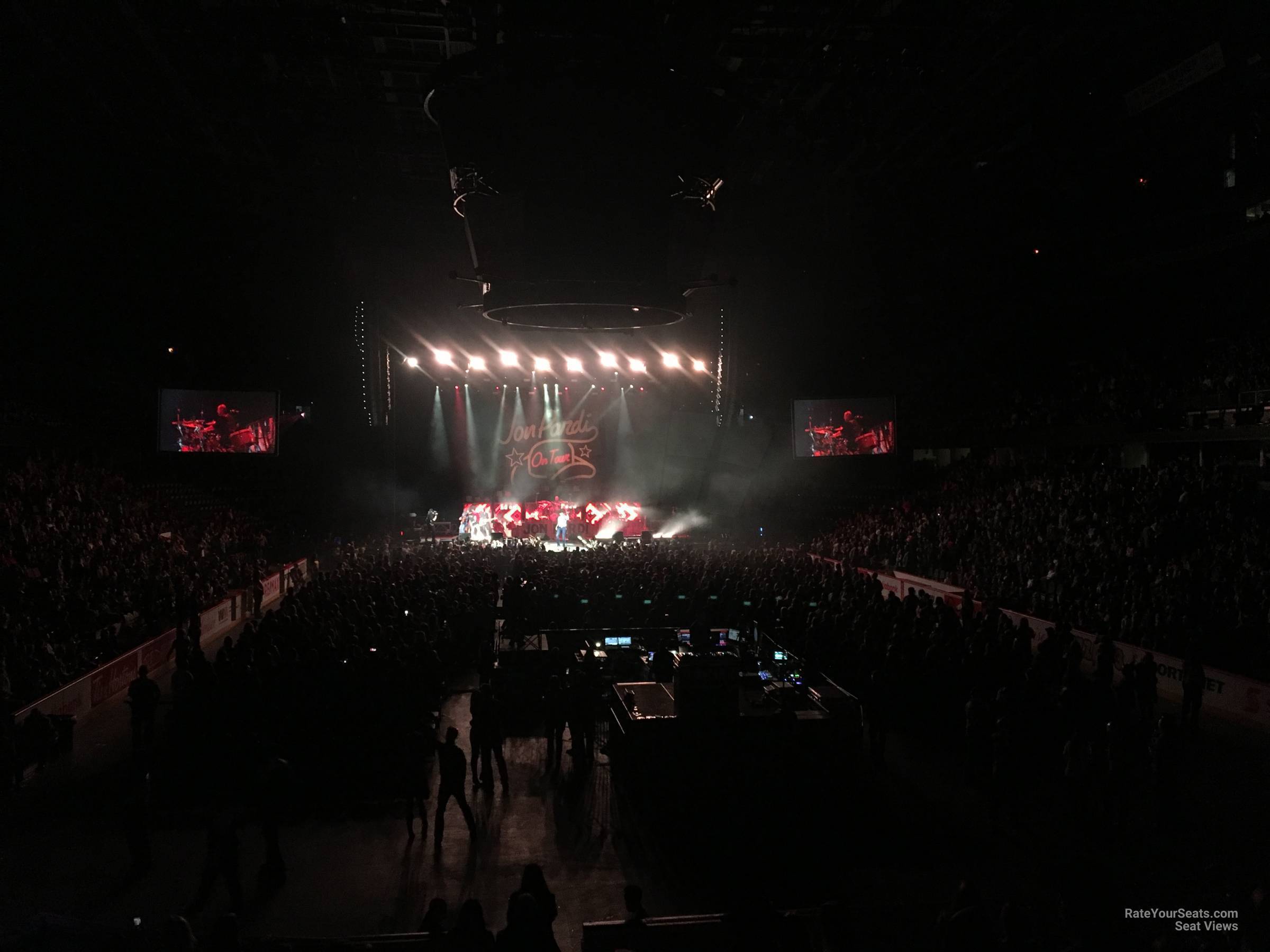 head-on concert view at Scotiabank Saddledome