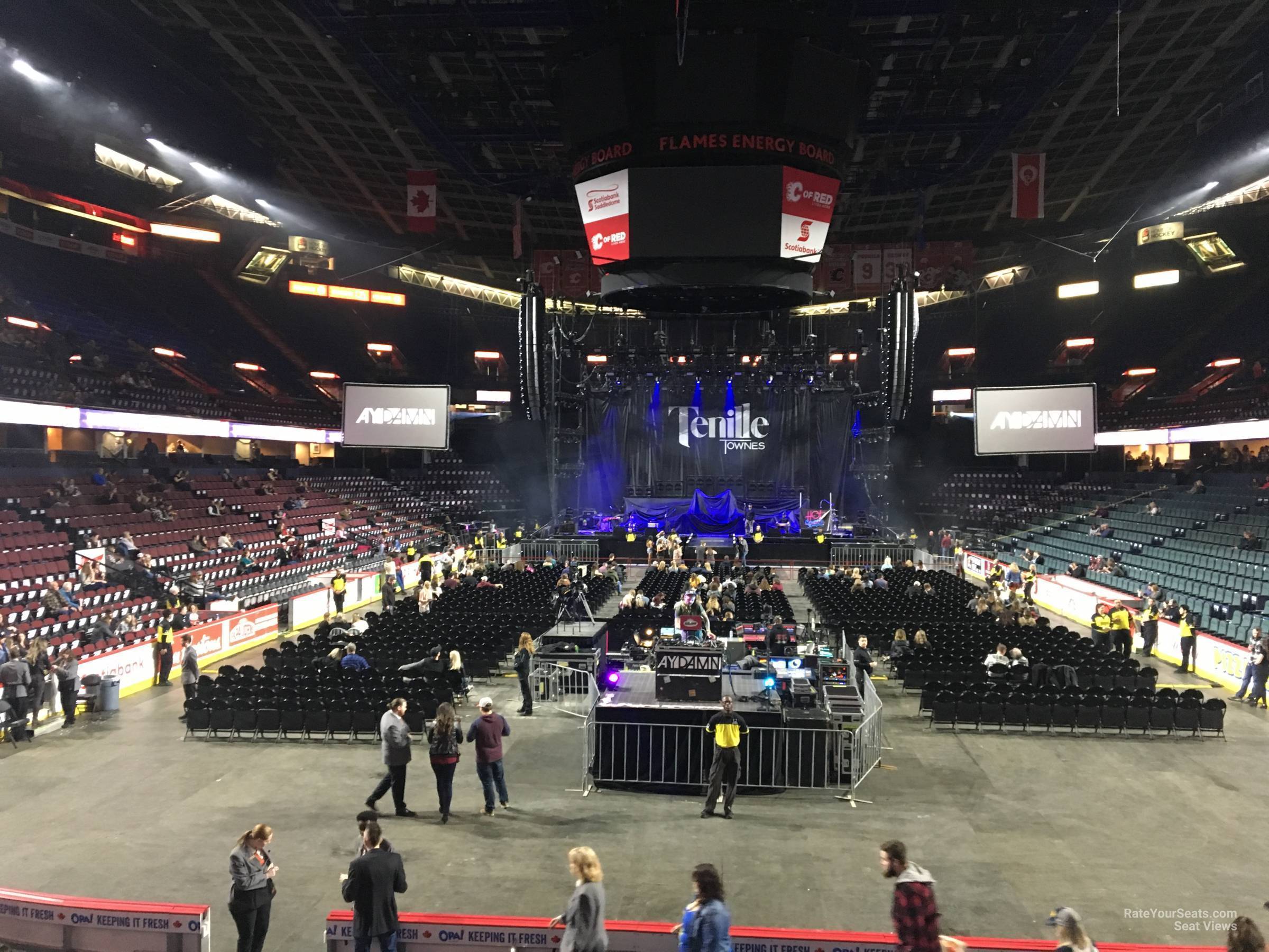 section 115, row 12 seat view  for concert - scotiabank saddledome