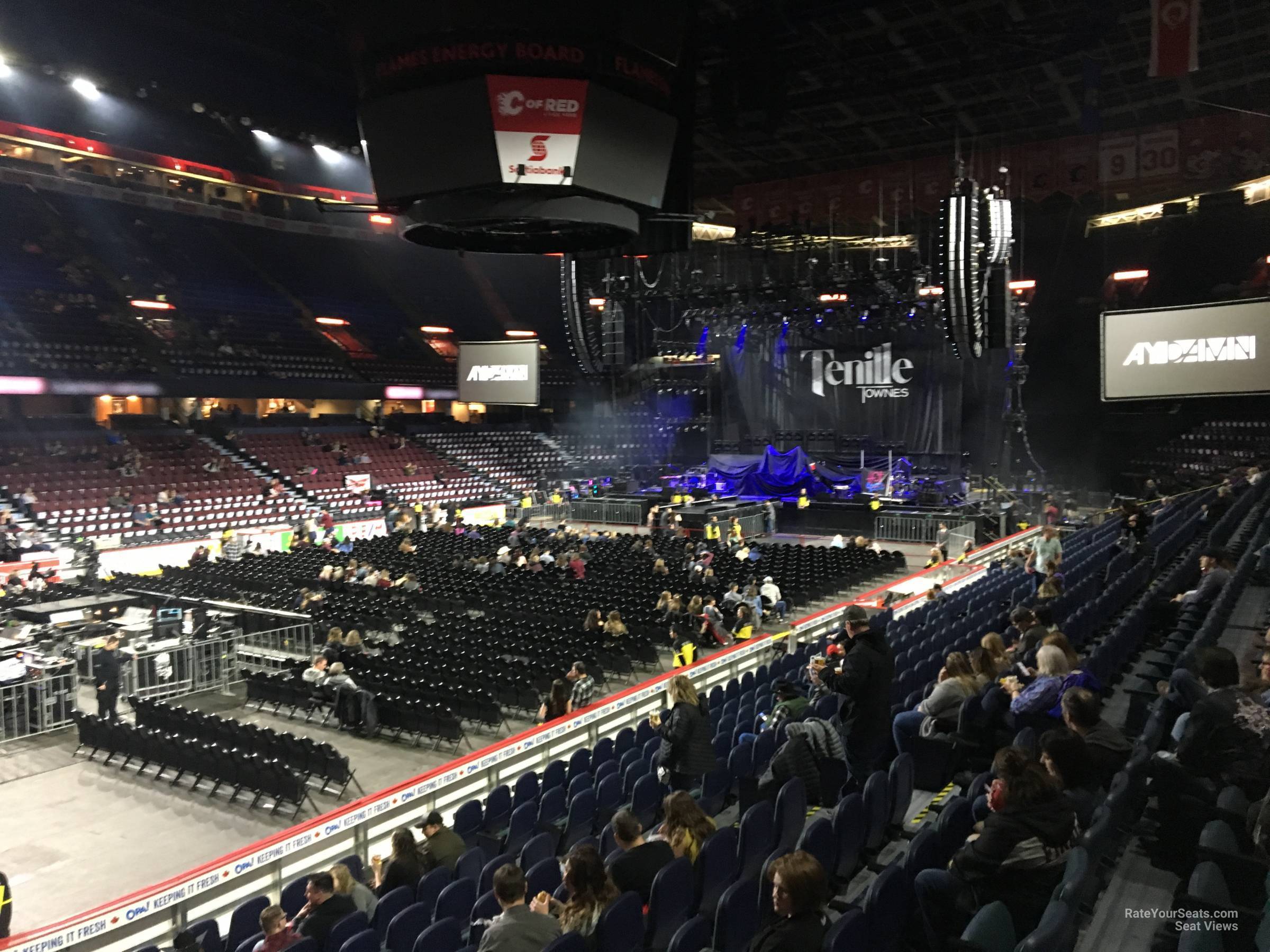section 118, row 12 seat view  for concert - scotiabank saddledome