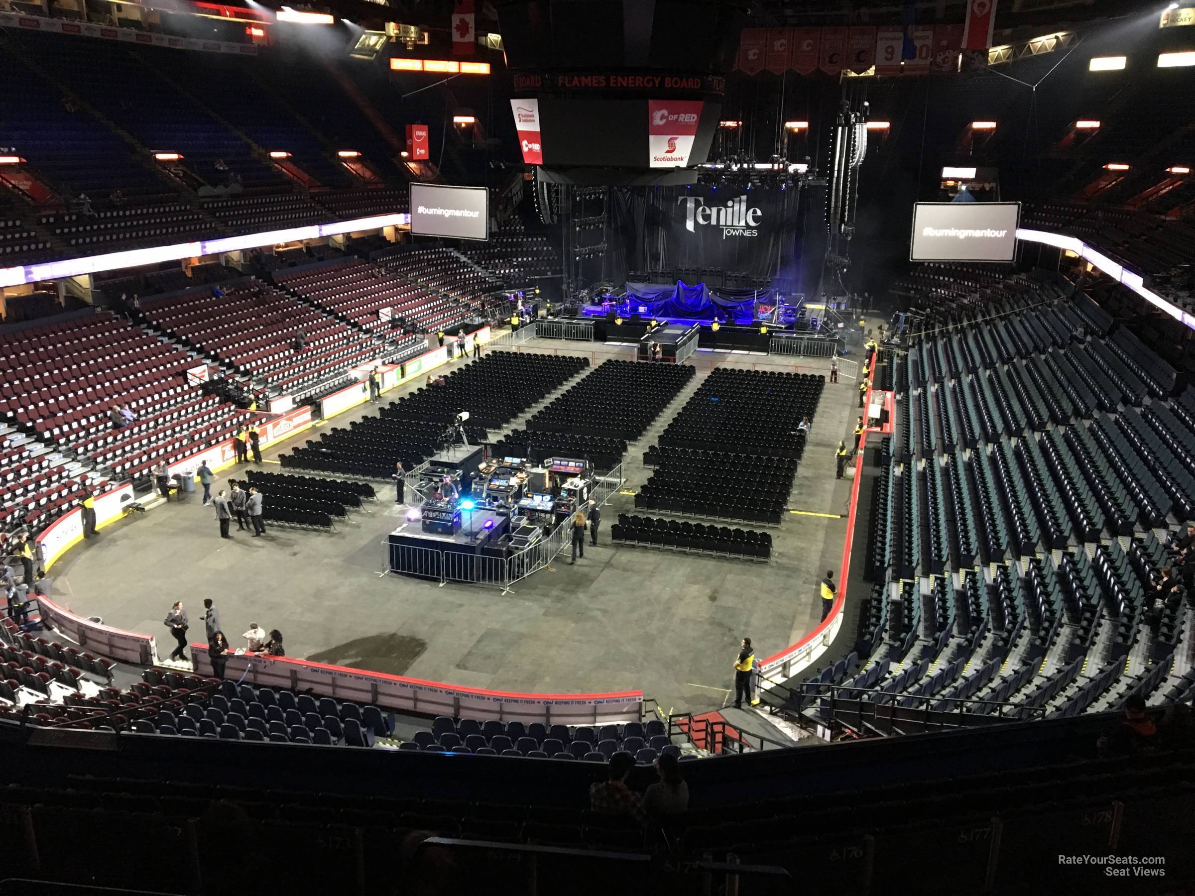 section 220, row 12 seat view  for concert - scotiabank saddledome
