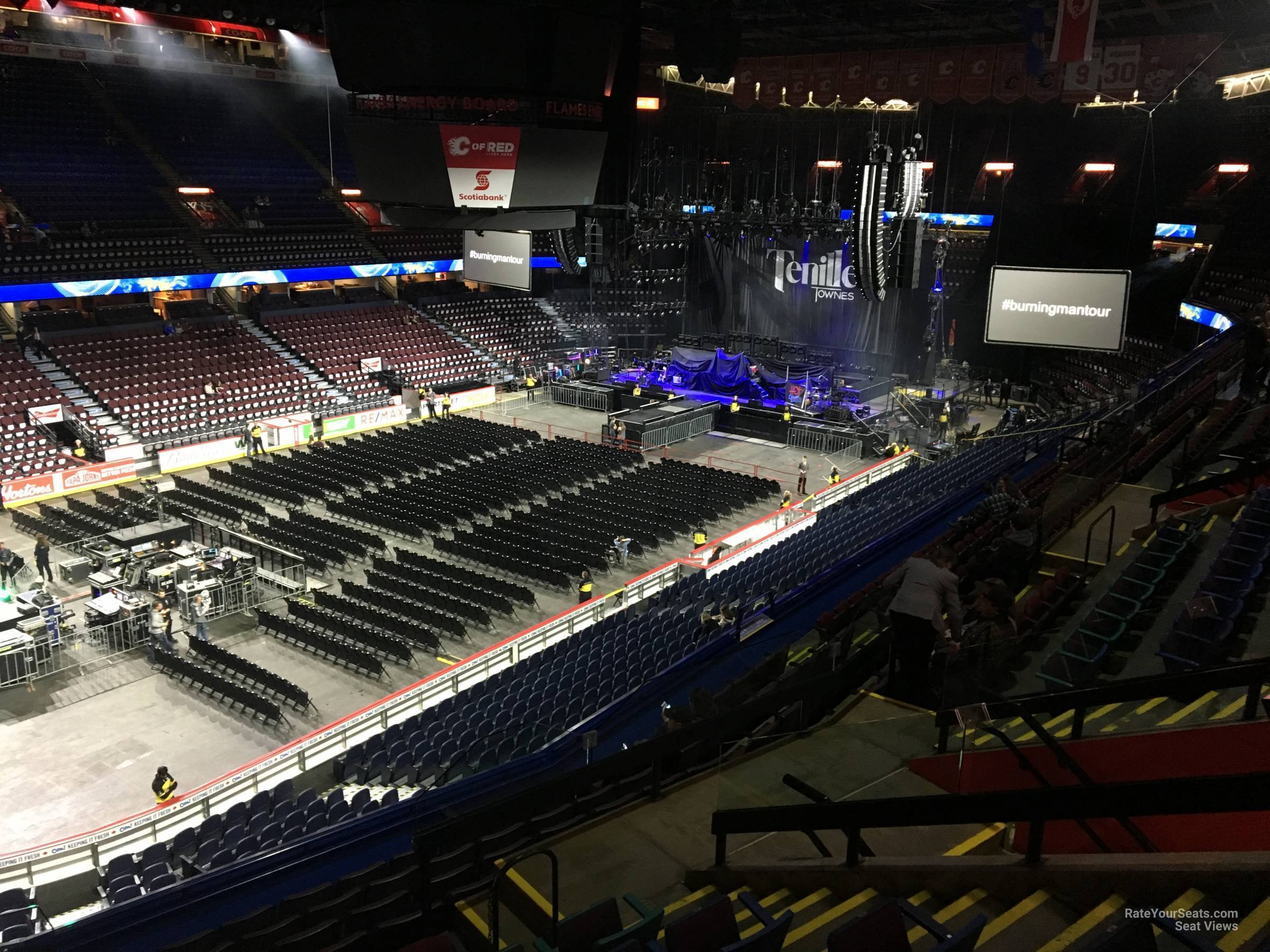 section 223, row 12 seat view  for concert - scotiabank saddledome