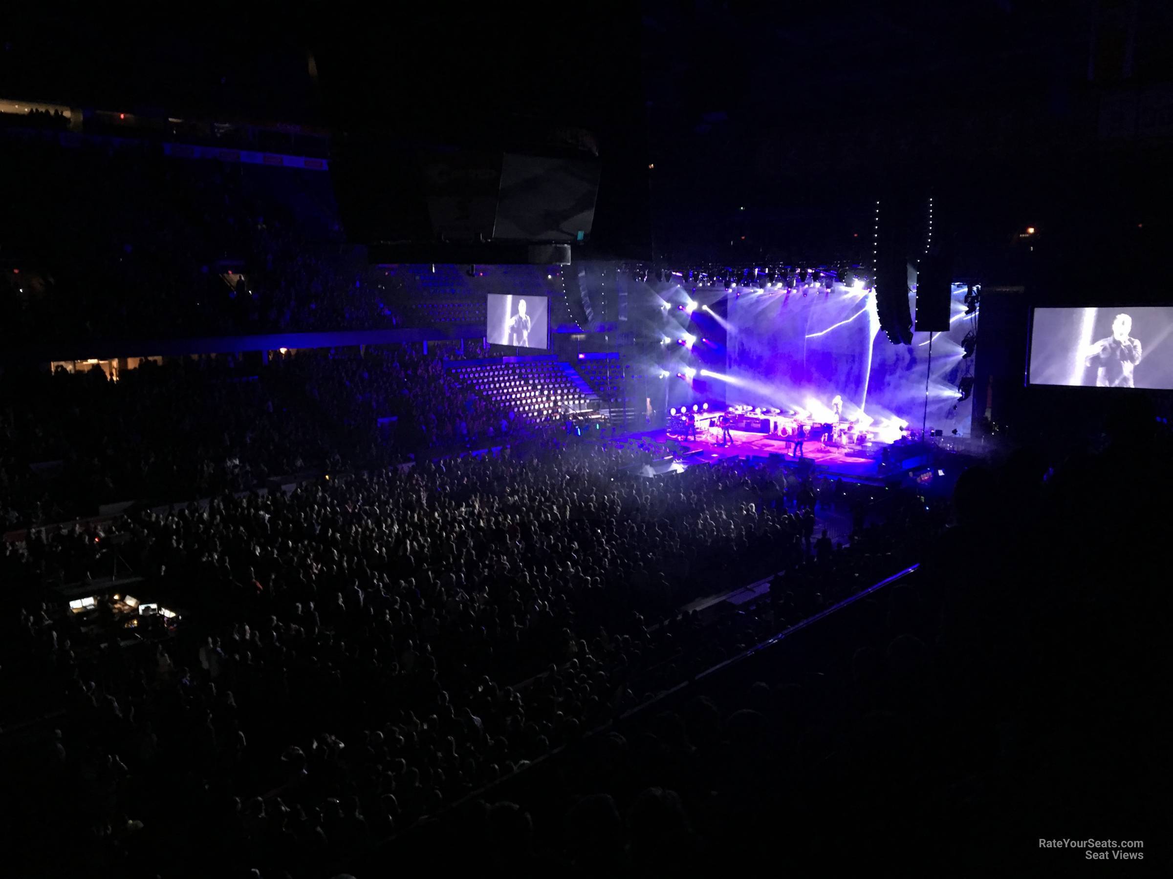 section 224, row 5 seat view  for concert - scotiabank saddledome