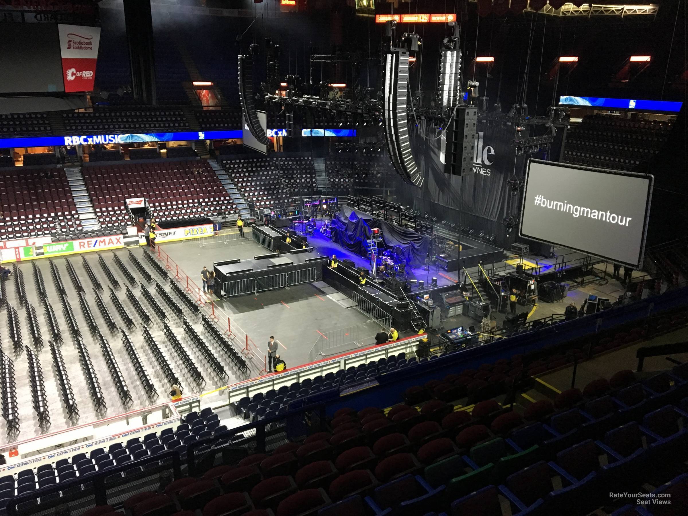 Scotiabank Saddledome Section 226 Concert Seating