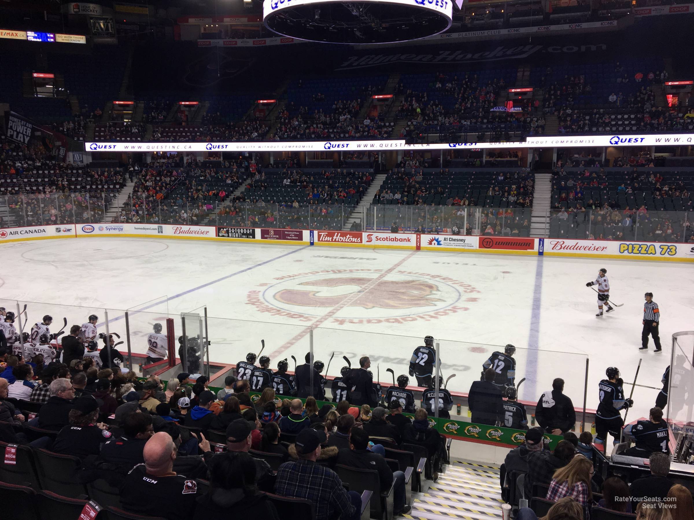 Scotiabank Saddledome Section 110 Calgary Flames