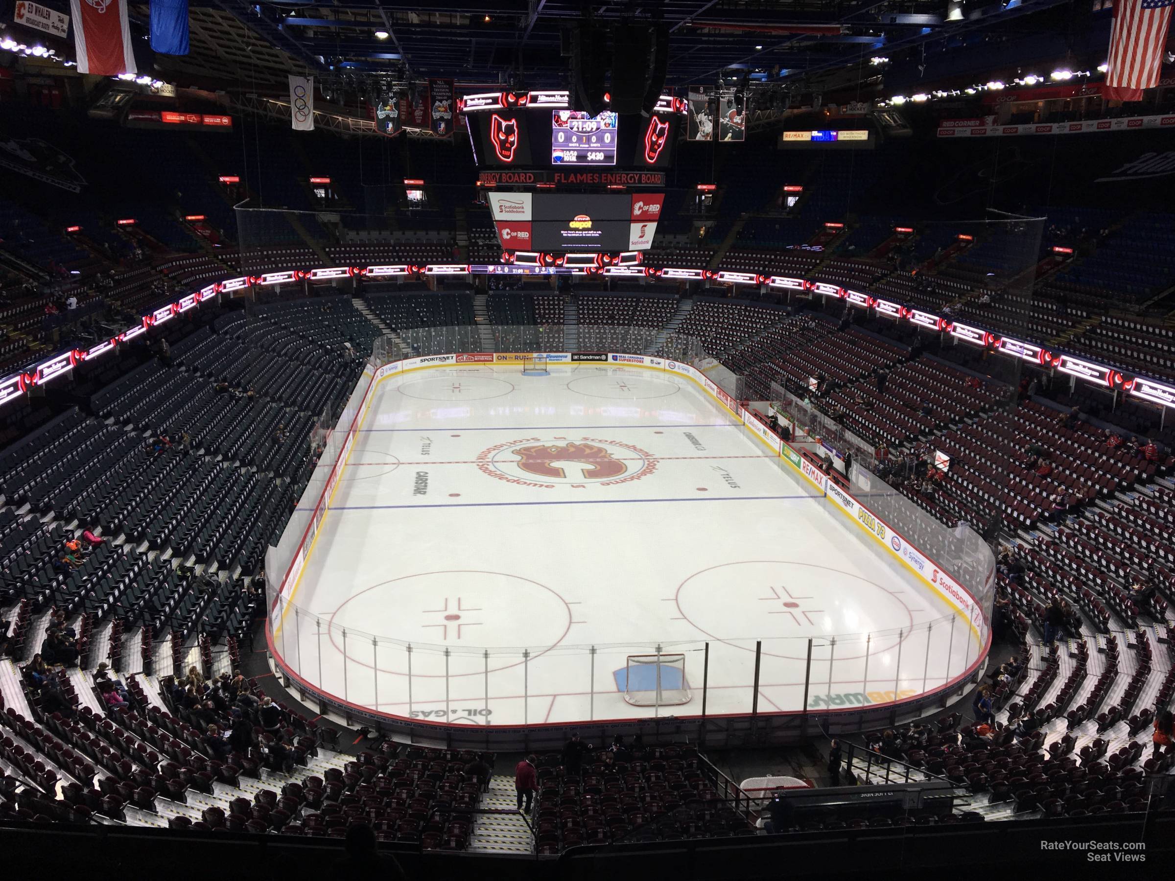 Scotiabank Saddledome Section 205 Calgary Flames