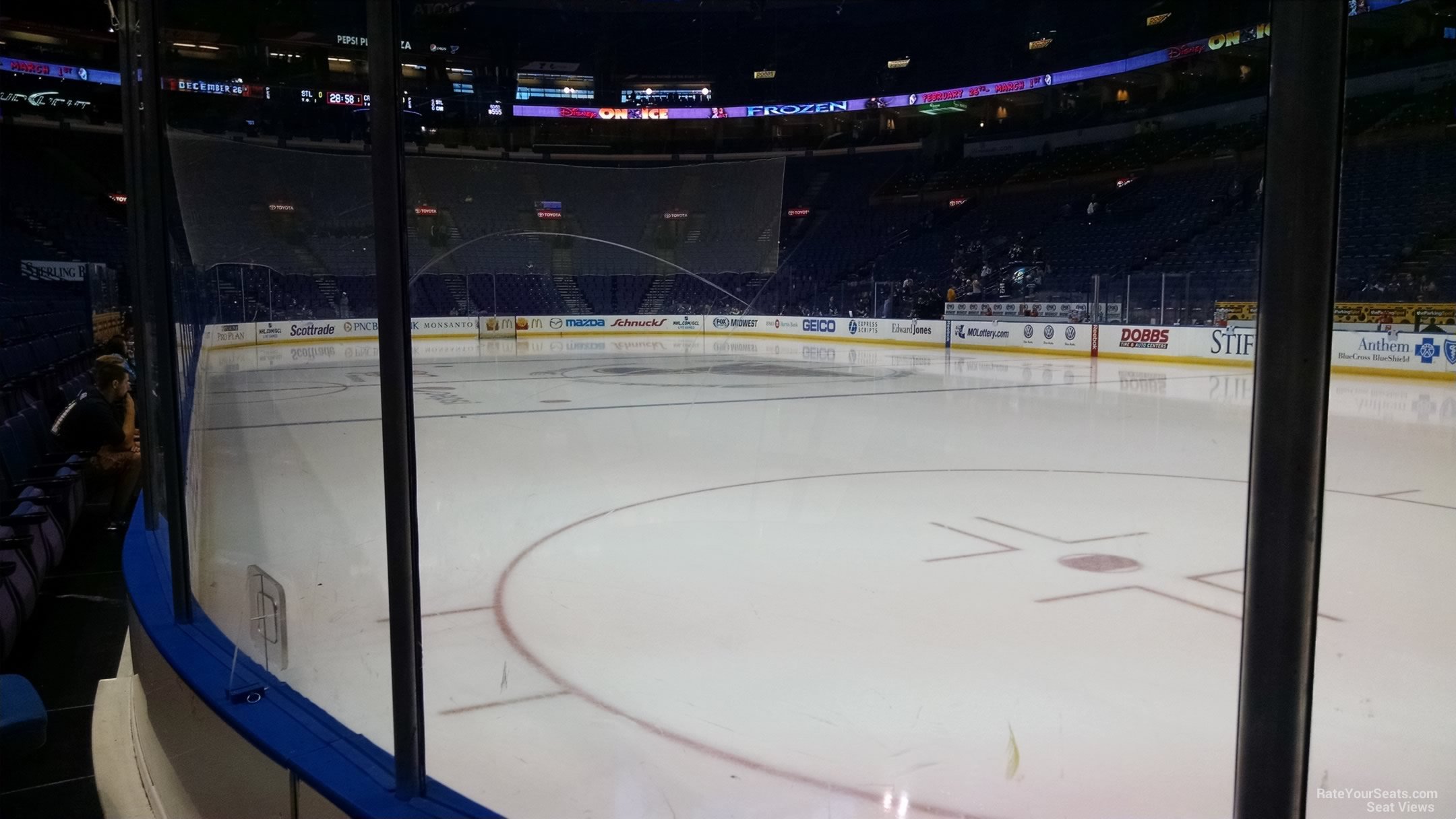 Section 113 at Enterprise Center St. Louis Blues