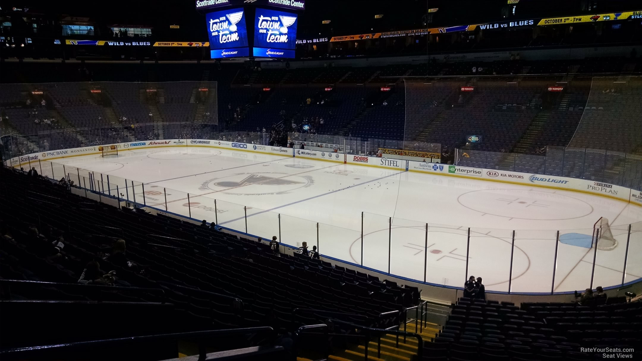 terrace 113, row bb seat view  for hockey - enterprise center