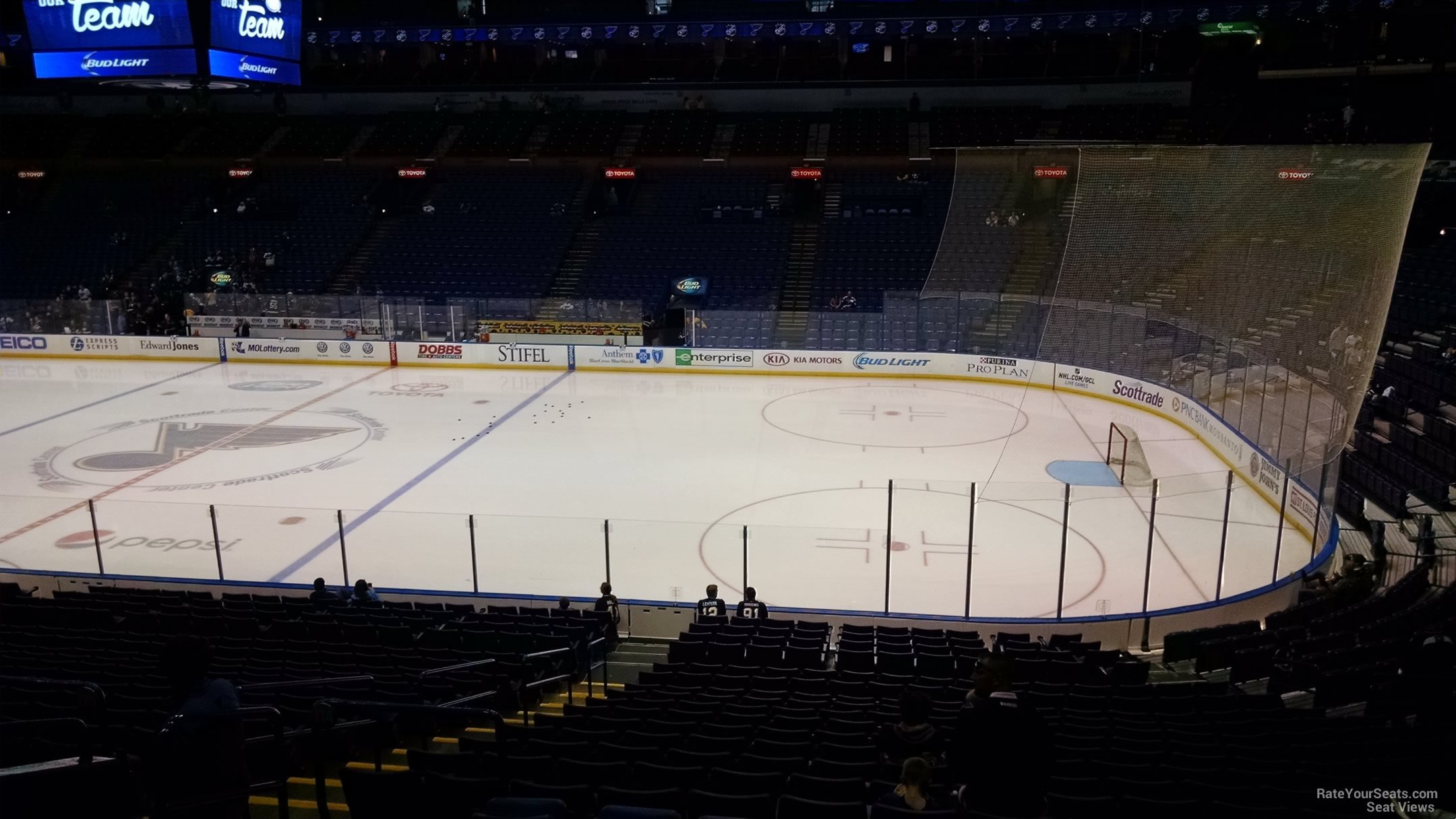 terrace 114, row bb seat view  for hockey - enterprise center