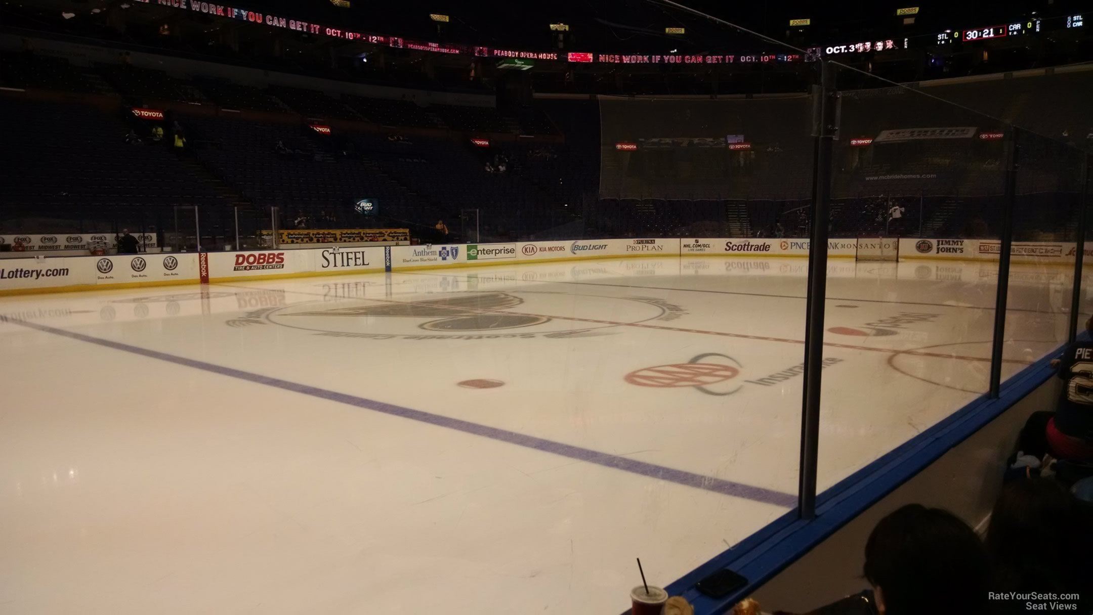 Enterprise Center, Rinkside Club