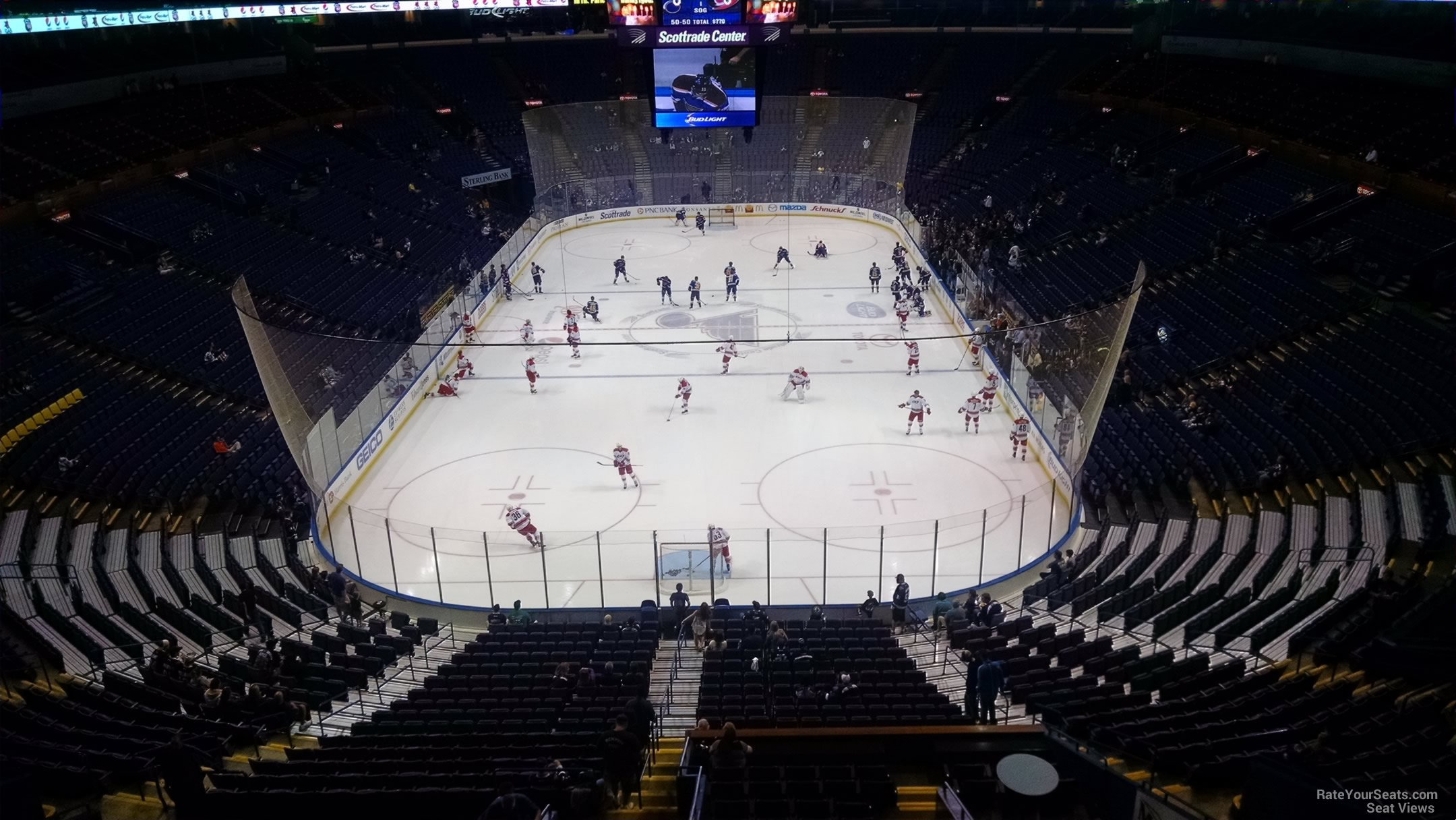 section 311, row a seat view  for hockey - enterprise center