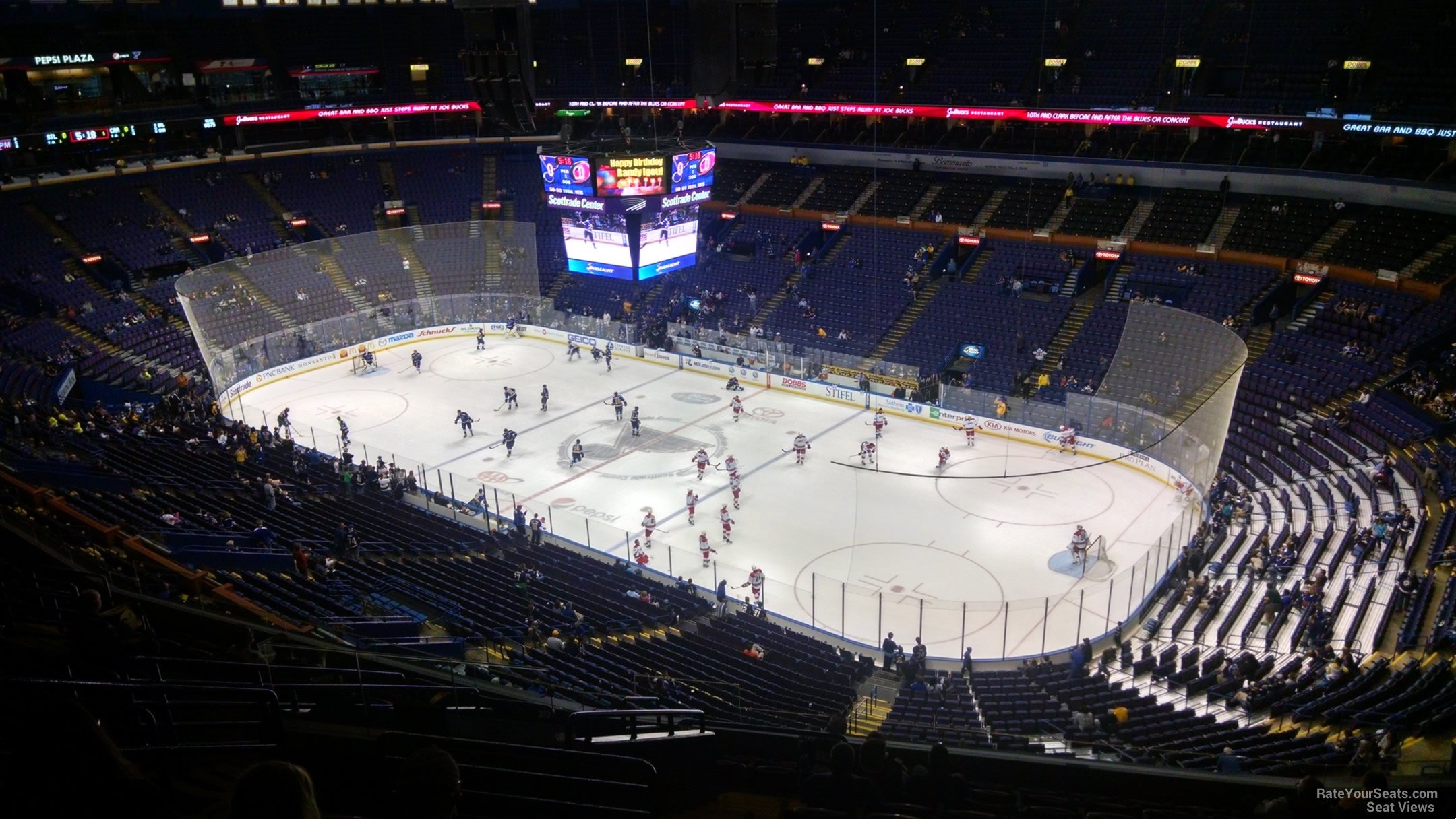 enterprise center section 316 st louis blues blues hockey seating chart