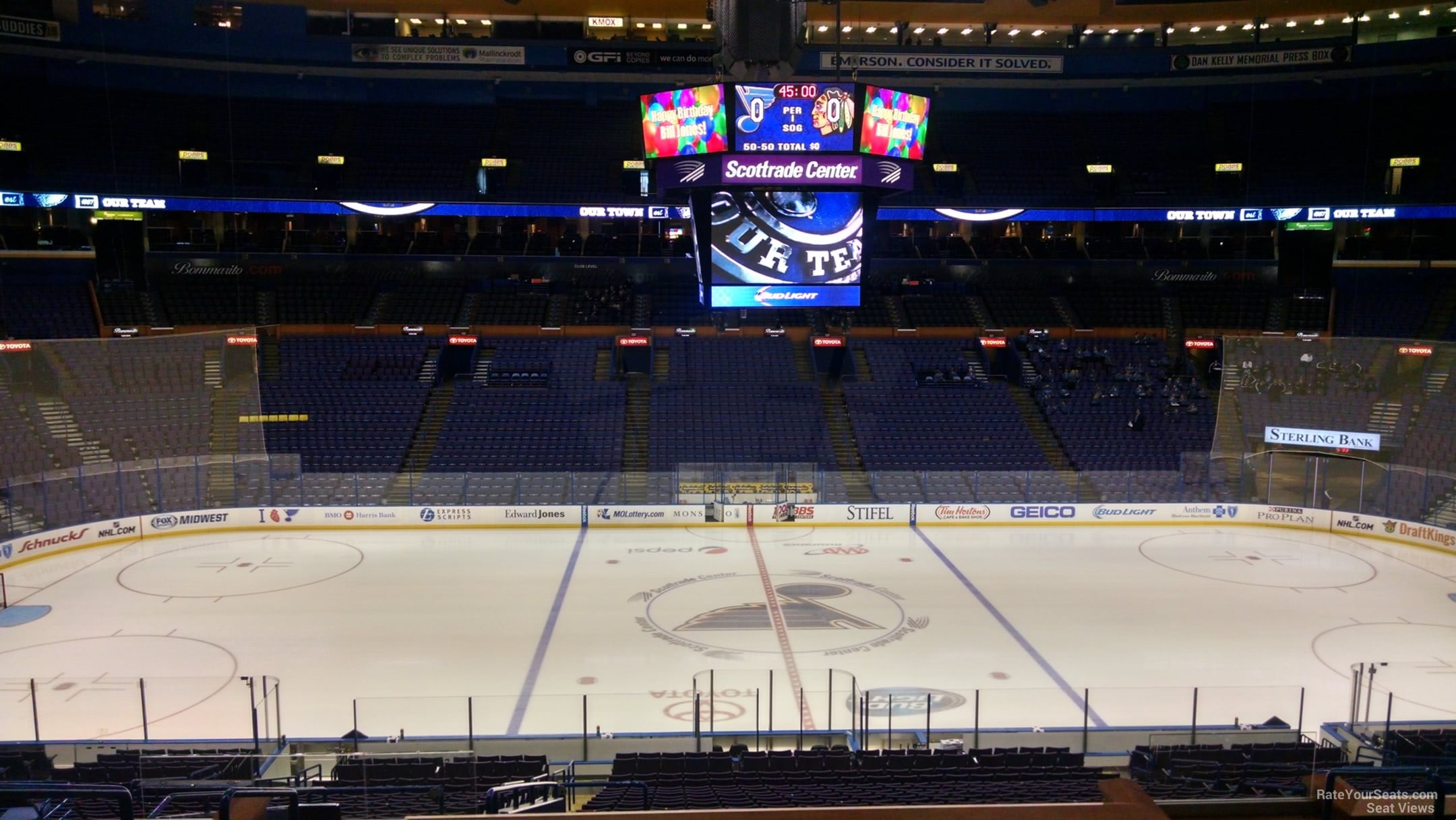 Enterprise Center Club 103 St. Louis Blues