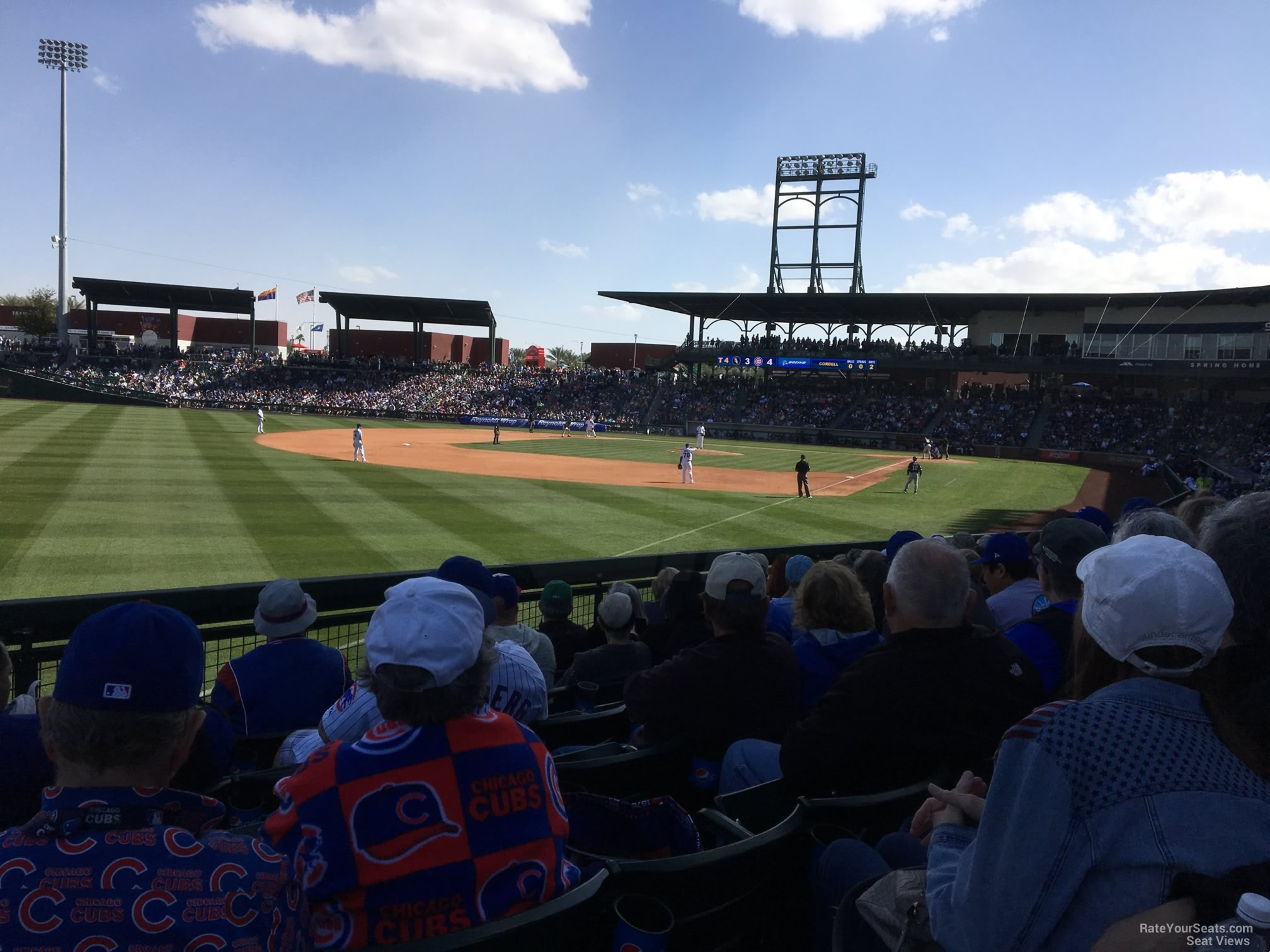 view from Section 102 