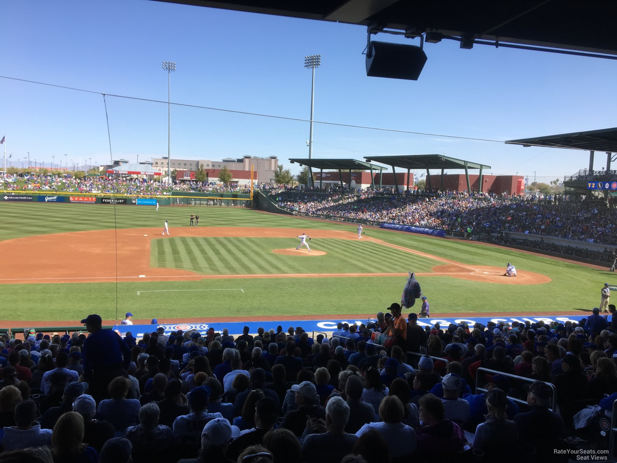 sloan park section 106 rateyourseats com sloan park seating chart mesa az