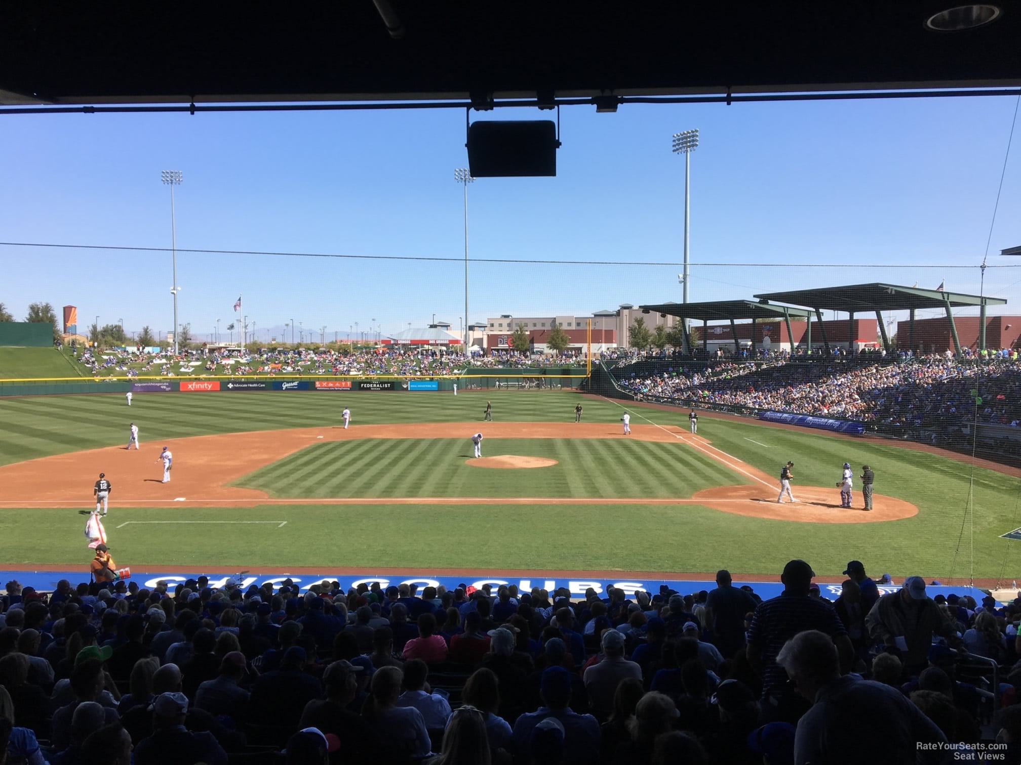 section 108, row 24 seat view  - sloan park