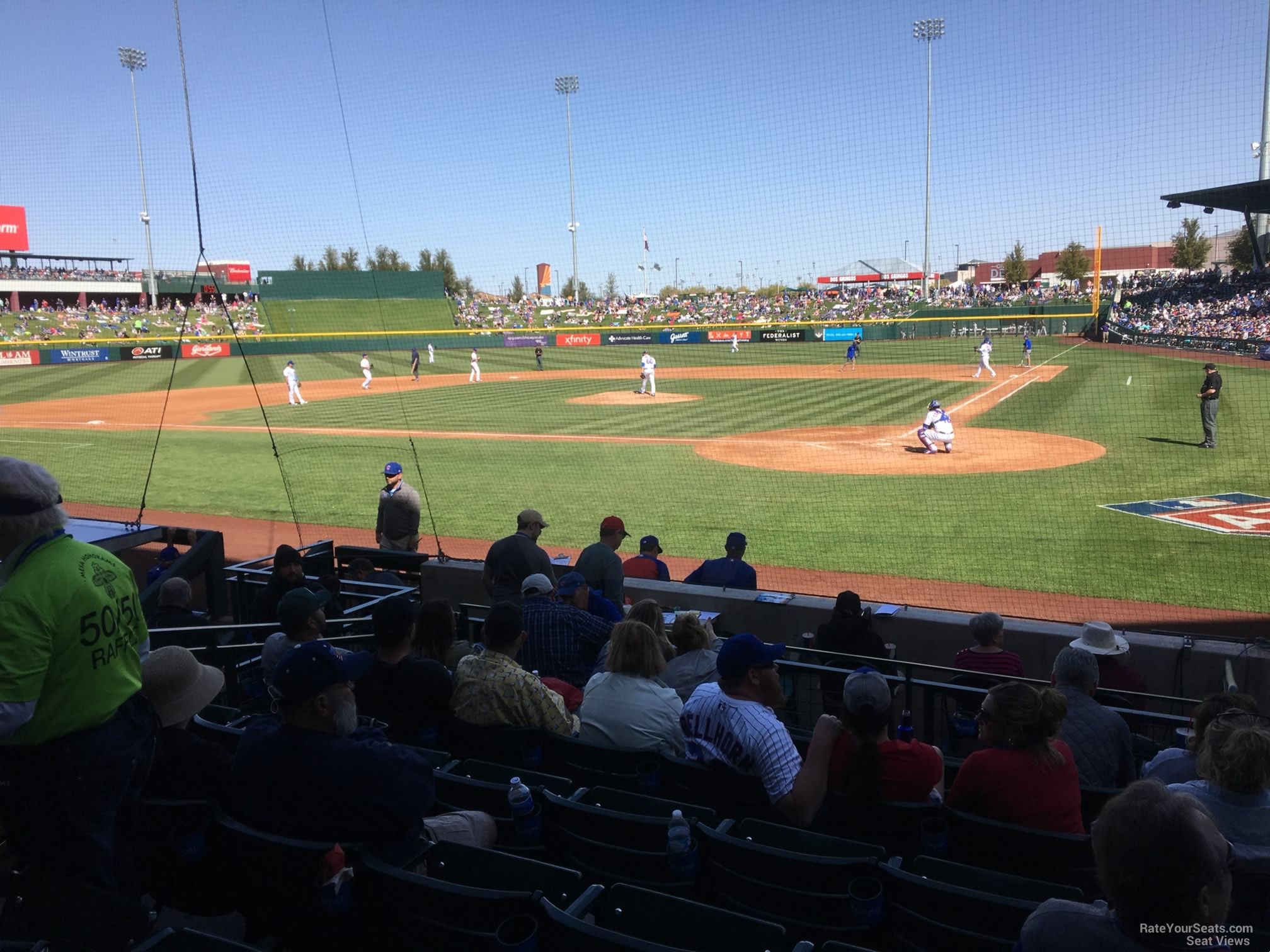 section 109, row 12 seat view  - sloan park