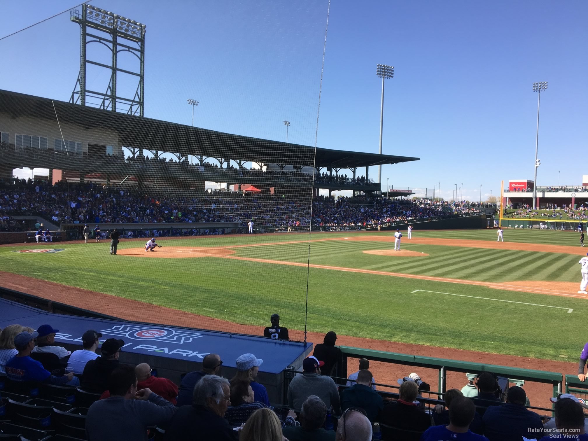 section 116, row 12 seat view  - sloan park