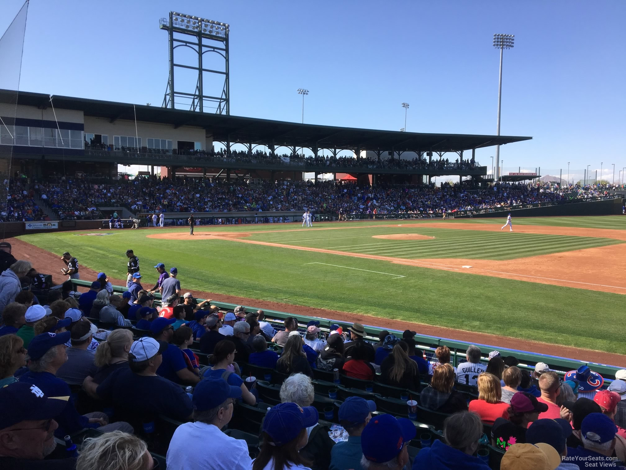 section 117, row 12 seat view - sloan park