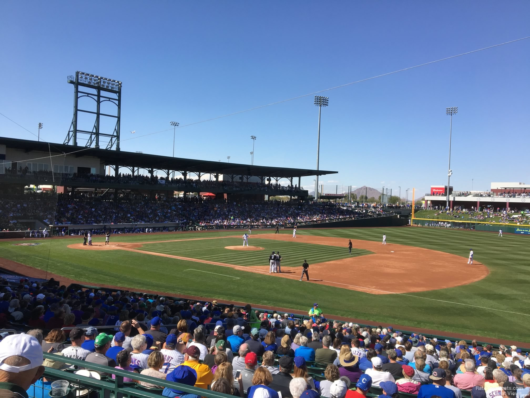 section 118, row 24 seat view  - sloan park