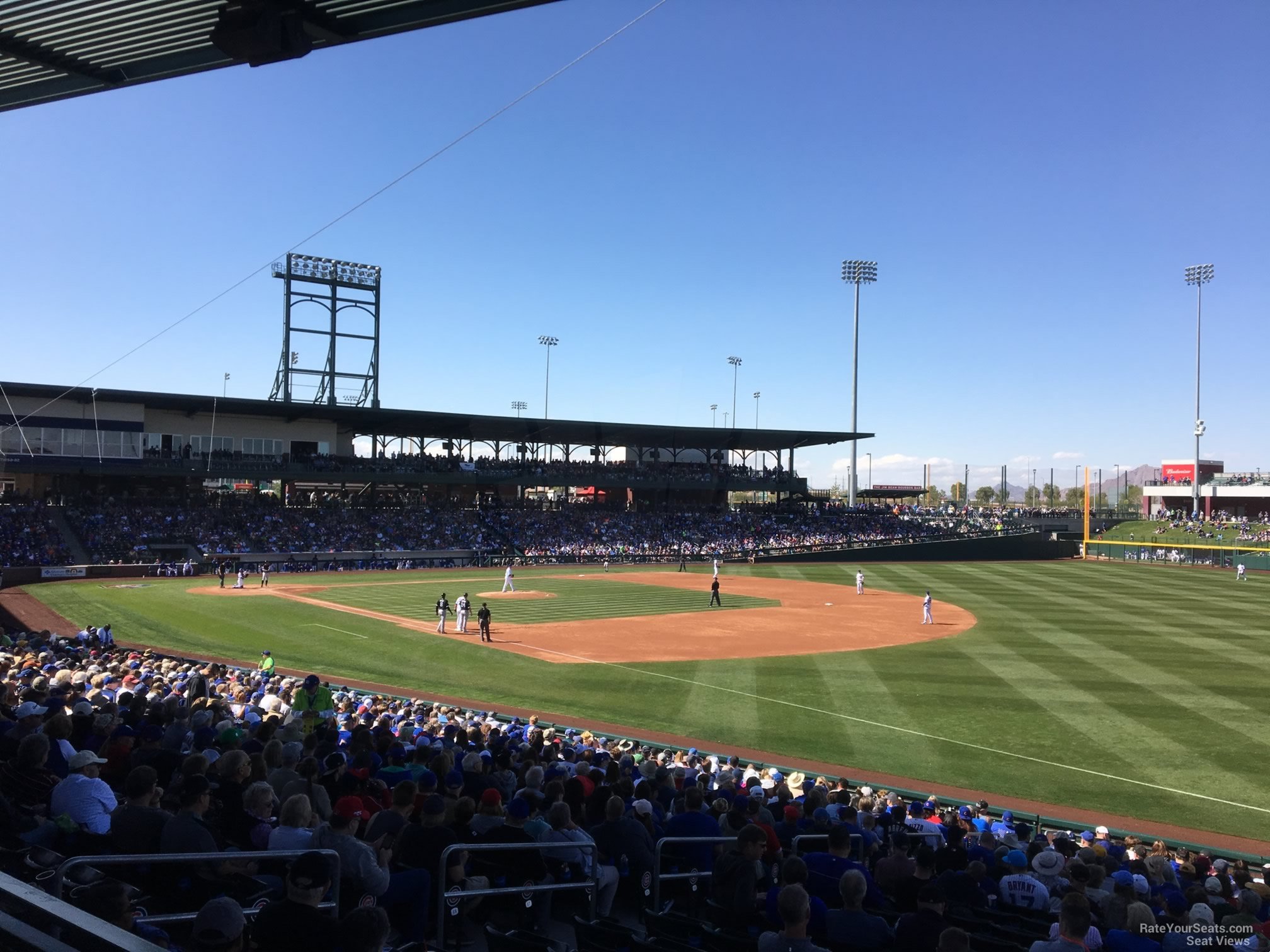 section 120, row 24 seat view  - sloan park