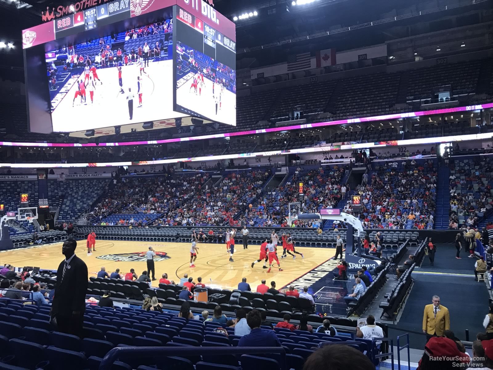 New Orleans Pelicans Smoothie King Center Court