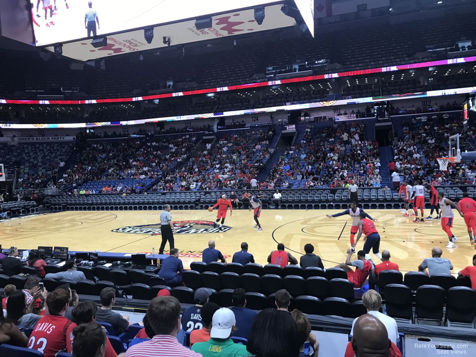 New Orleans Pelicans Smoothie King Center Court