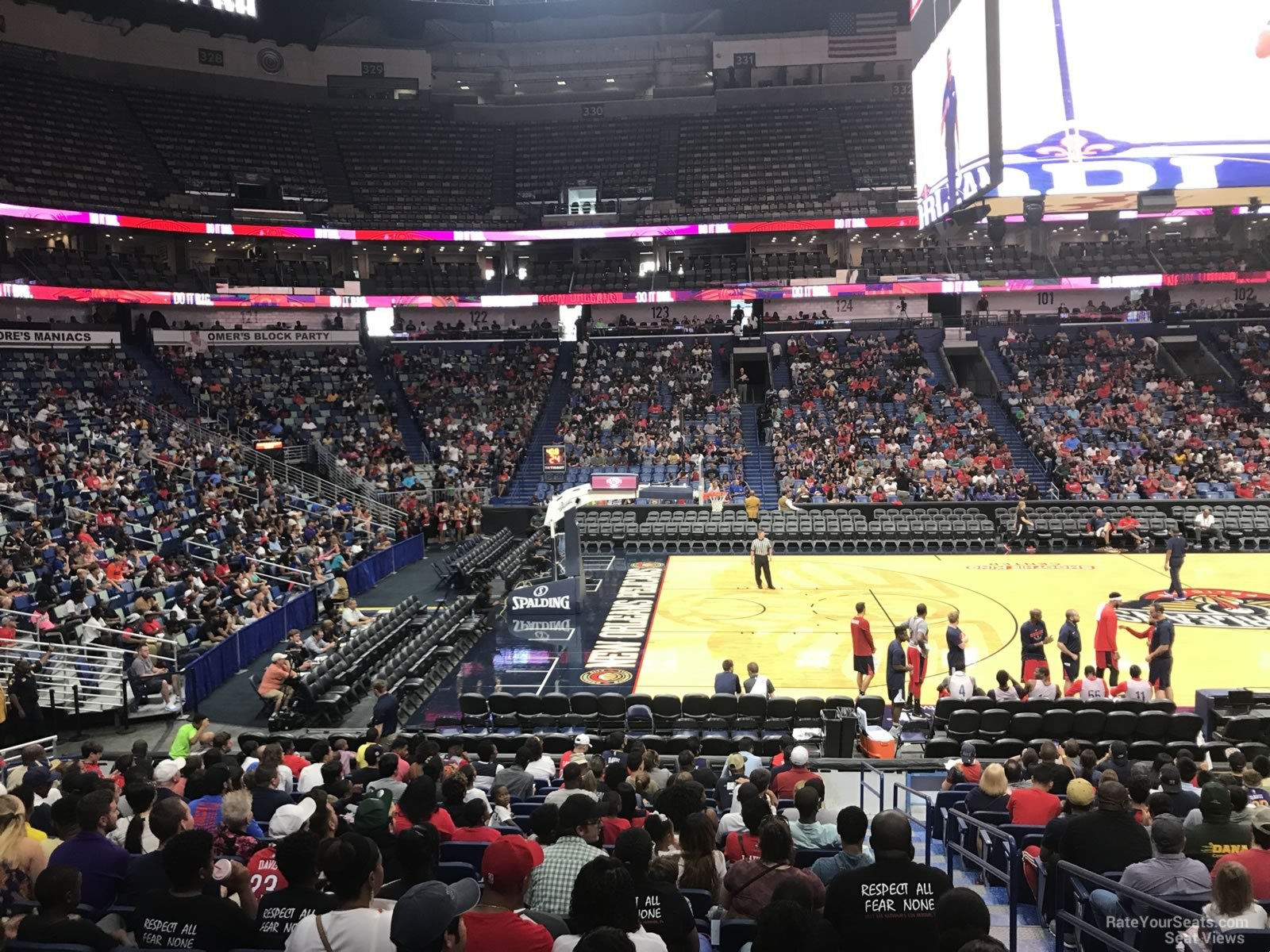 section 114, row 20 seat view  for basketball - smoothie king center