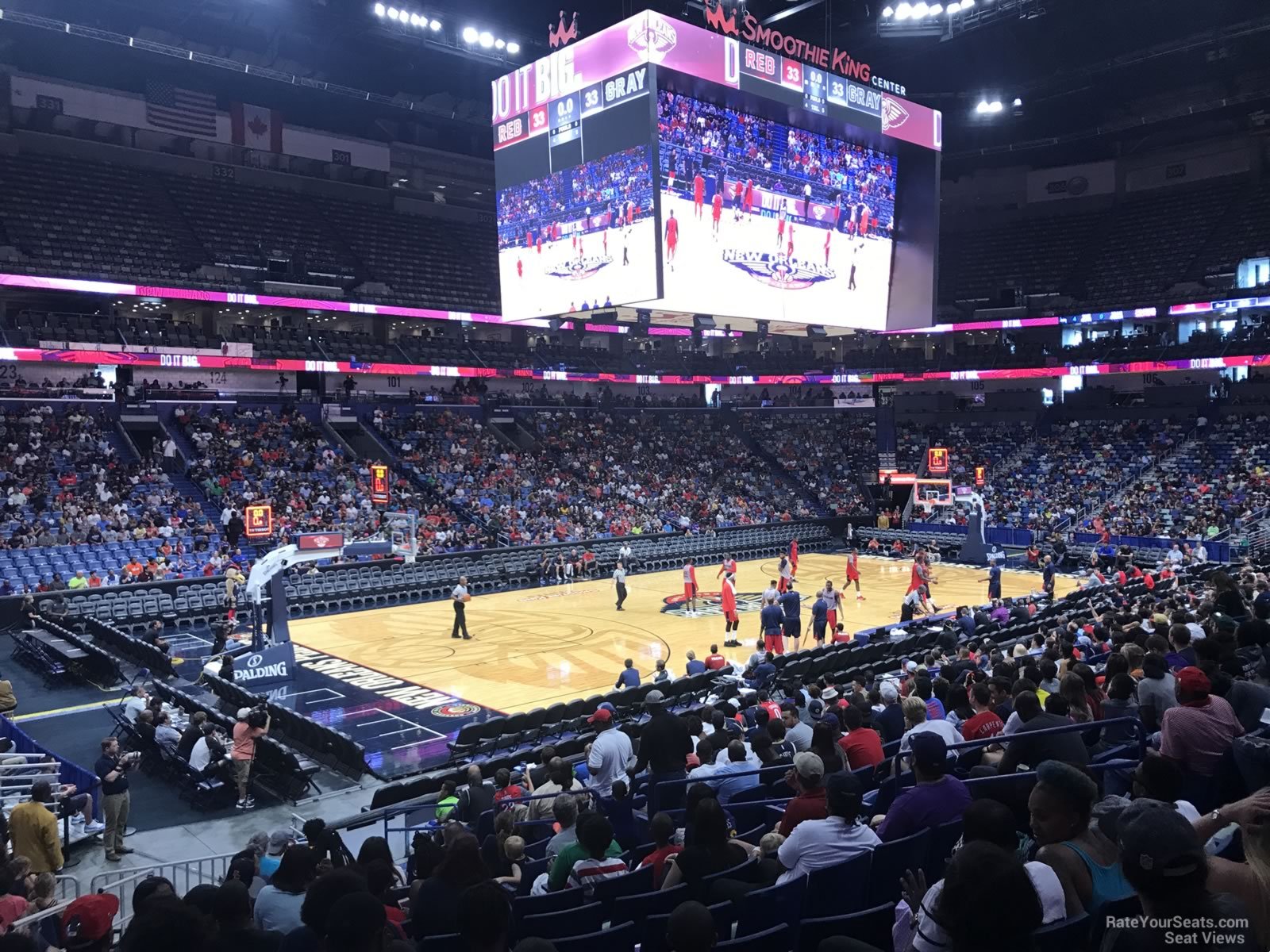 Smoothie King Center Section 115 - New Orleans Pelicans - RateYourSeats.com1600 x 1200