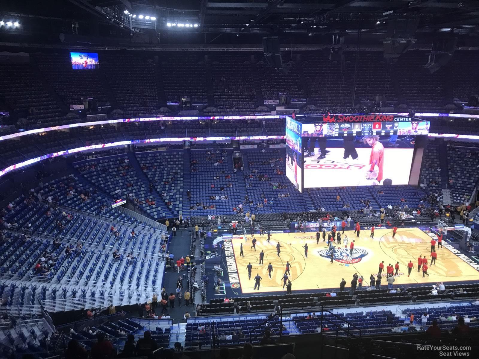 section 302, row 16 seat view  for basketball - smoothie king center