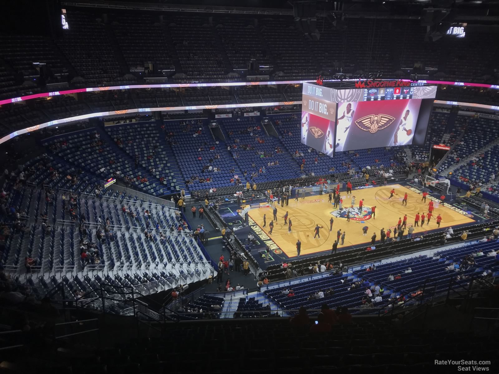 section 303, row 16 seat view  for basketball - smoothie king center