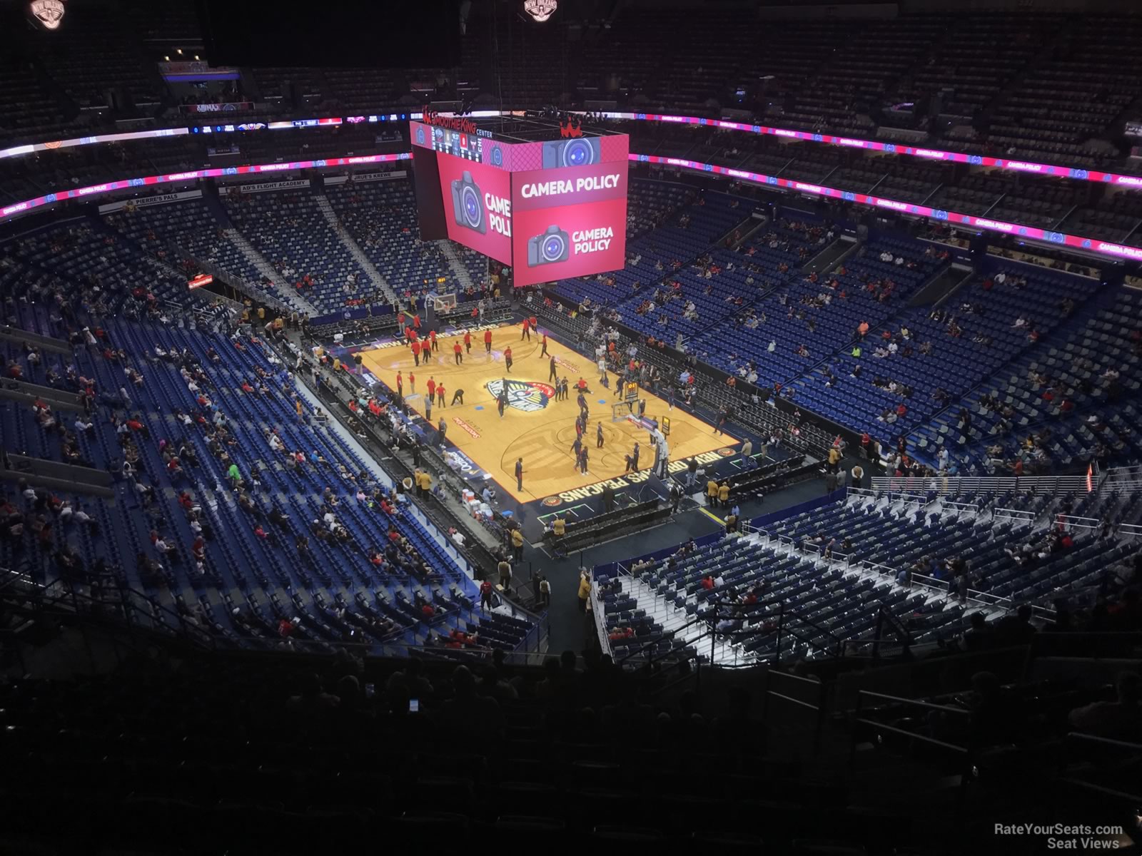 section 311, row 16 seat view  for basketball - smoothie king center